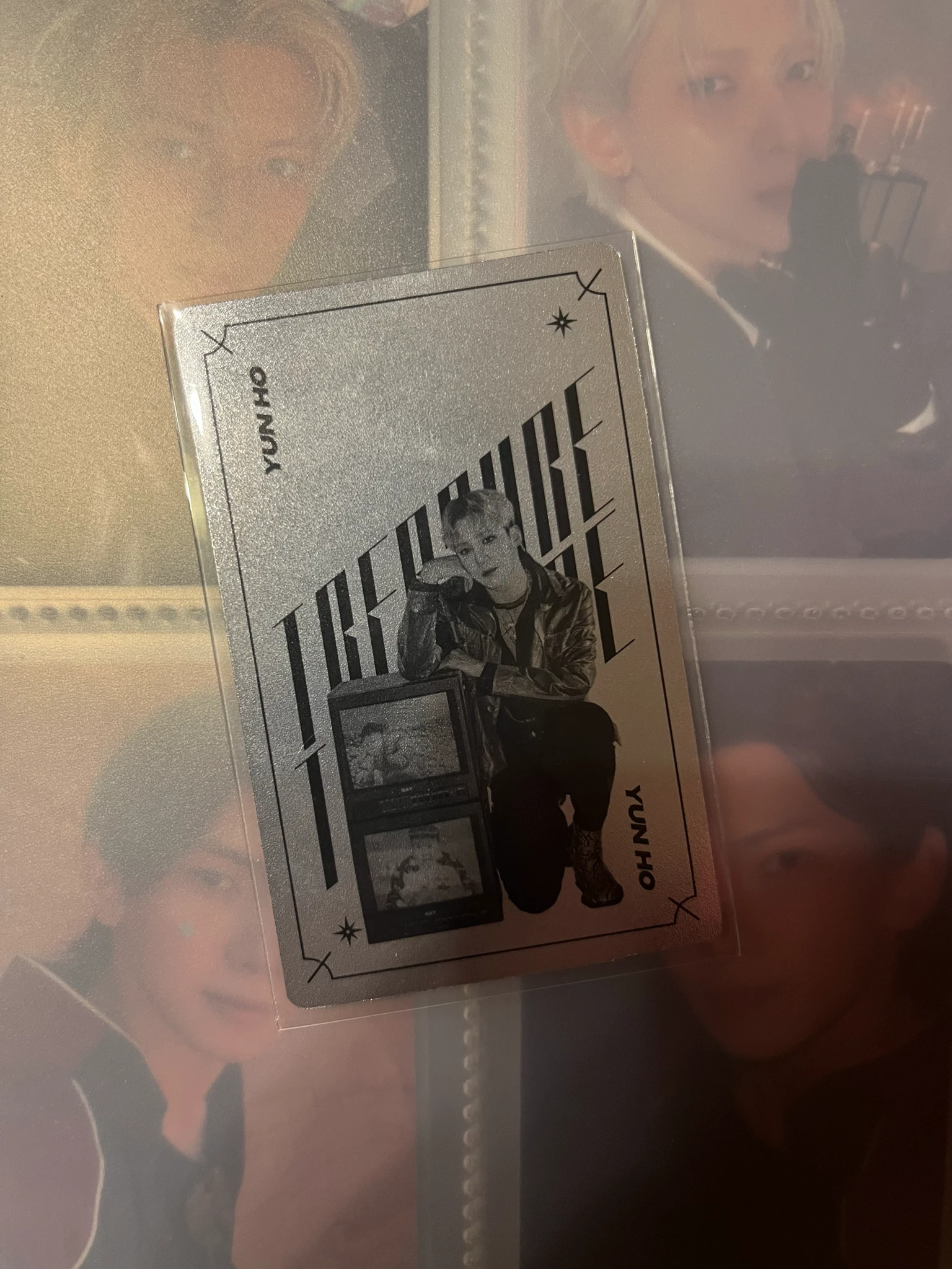 ATEEZ Yunho ATEEZ - Yunho - Treasure: Hidden Map Episode. 2 Other foil card photobook double-sided listing photo 2