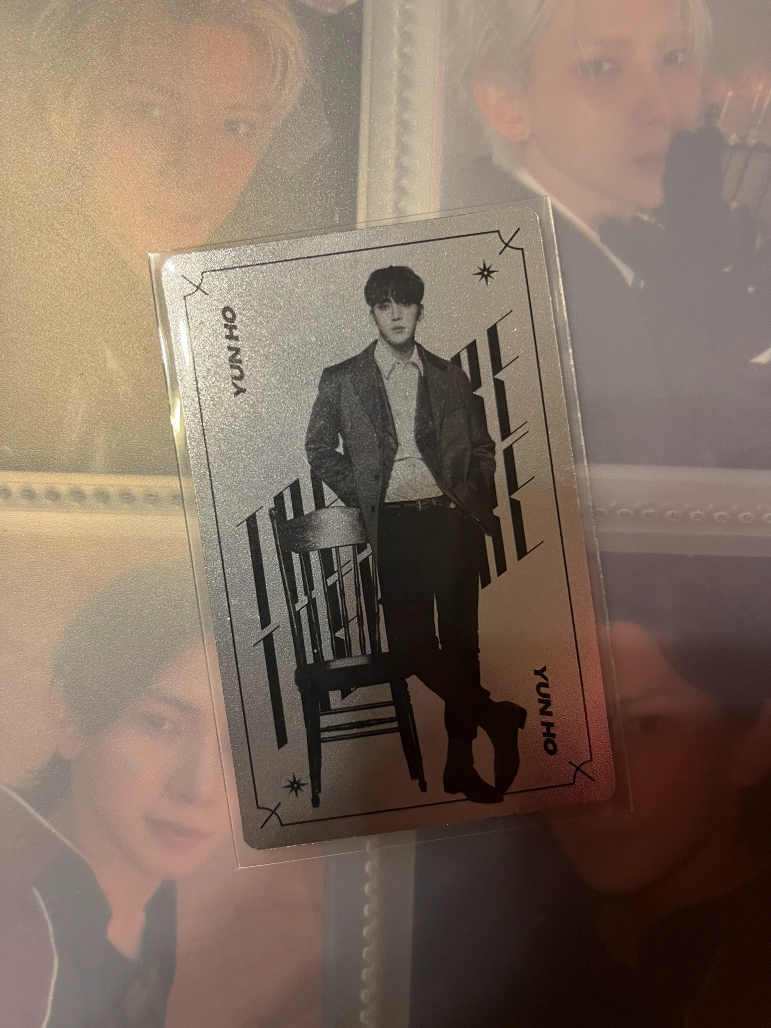 ATEEZ Yunho ATEEZ - Yunho - Treasure: Hidden Map Episode. 2 Other foil card double-sided photobook listing photo 2