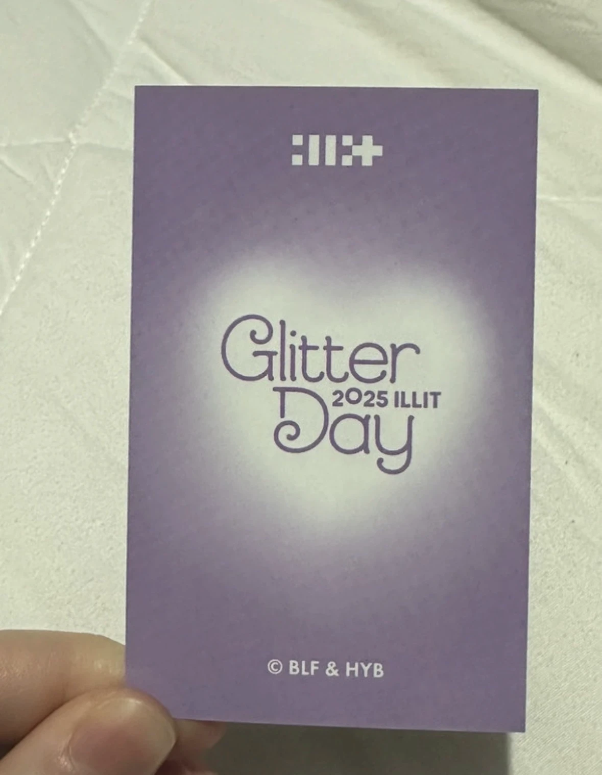 ILLIT Wonhee ILLIT - Wonhee - 2025 GLITTER DAY in SEOUL Event t-shirt merch photocard pink version listing photo 2