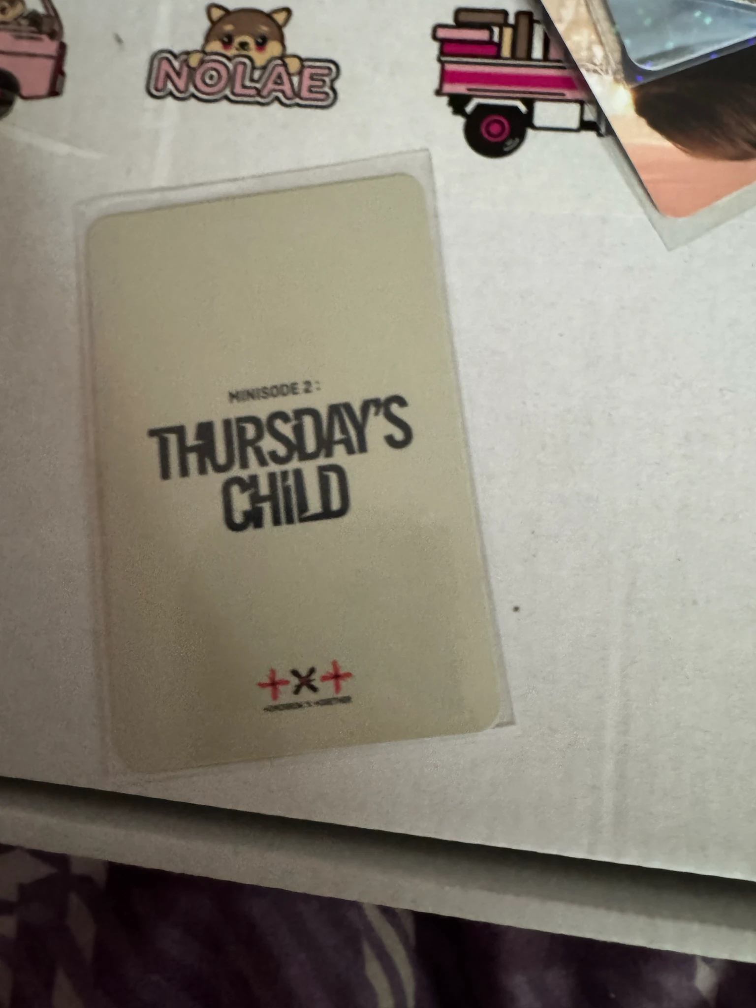TOMORROW X TOGETHER Yeonjun TOMORROW X TOGETHER - Yeonjun - Minisode 2: Thursday's Child Album pob (pre-order benefit) synnara listing photo 2