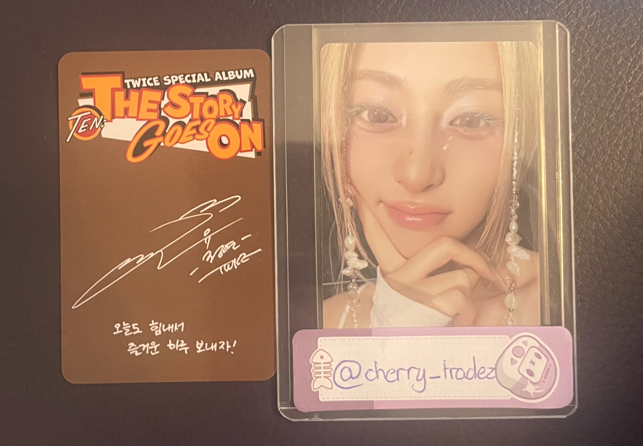 TWICE Jeongyeon TWICE - Jeongyeon - TEN: The Story Goes On Album album photocard cast version listing photo 2