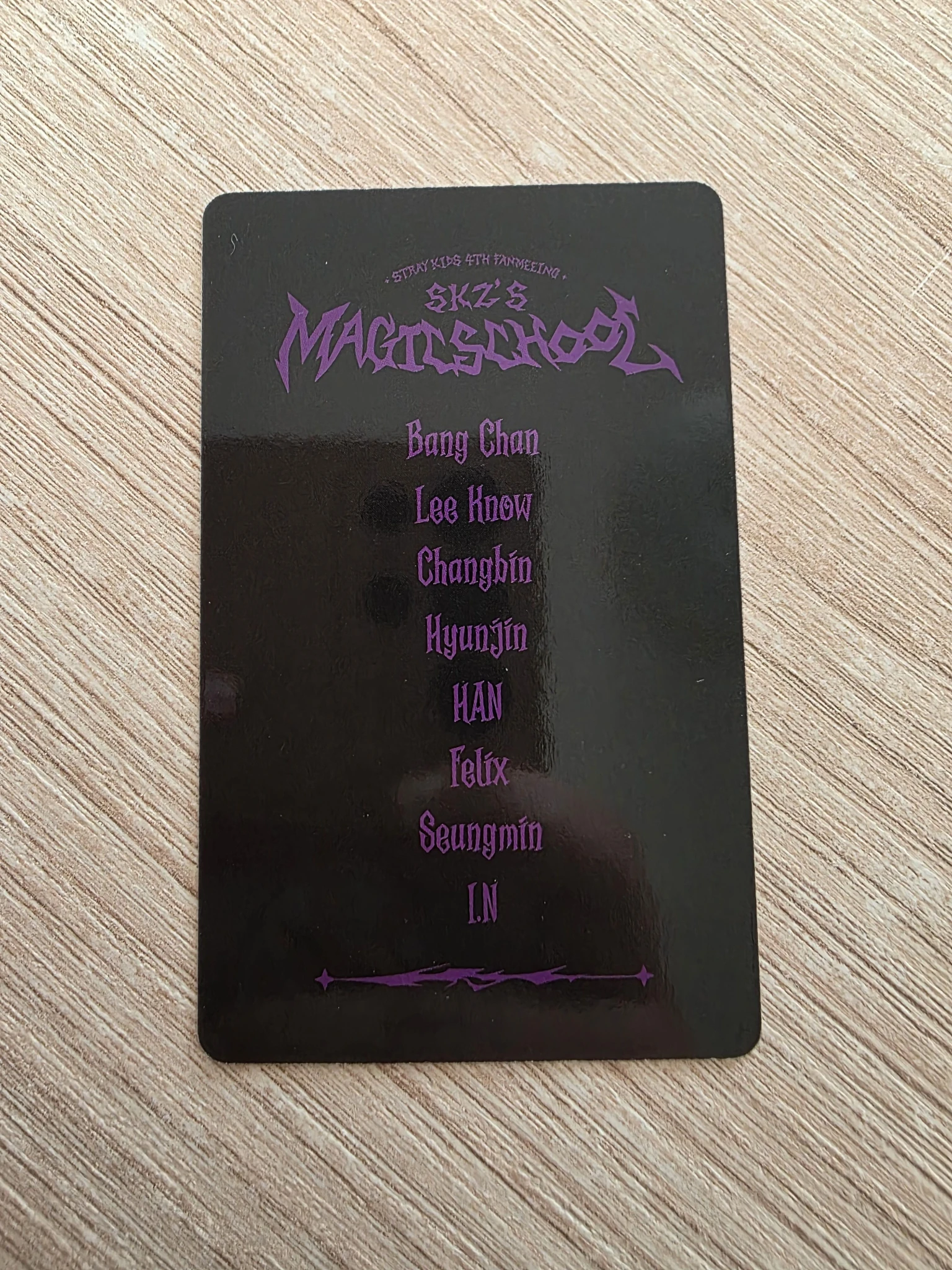 Stray Kids Changbin Stray Kids - Changbin - 4th Fanmeeting- SKZ's Magic School Event pre-order benefit jyp shop listing photo 2
