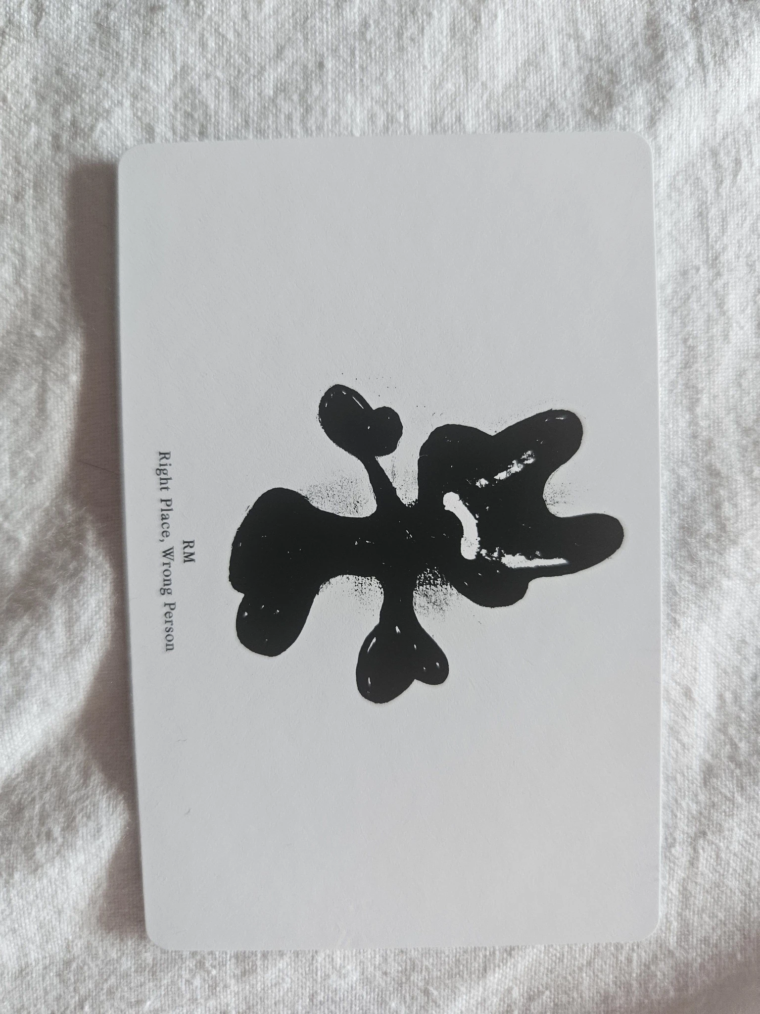 BTS RM BTS - RM - Right Place, Wrong Person Album solo album album photocard weverse albums ver listing photo 2