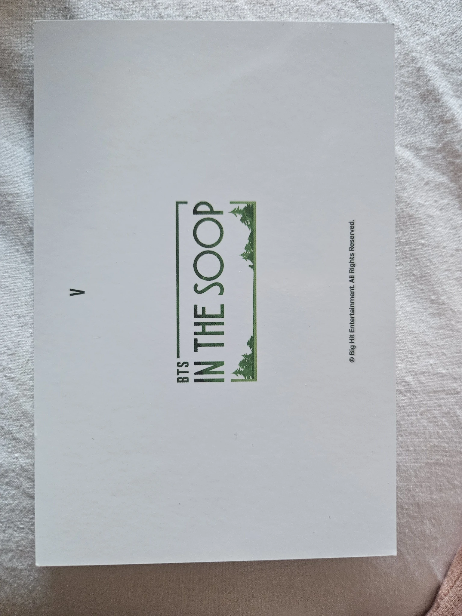 BTS V BTS - V - In The Soop Other postcard set merch listing photo 2