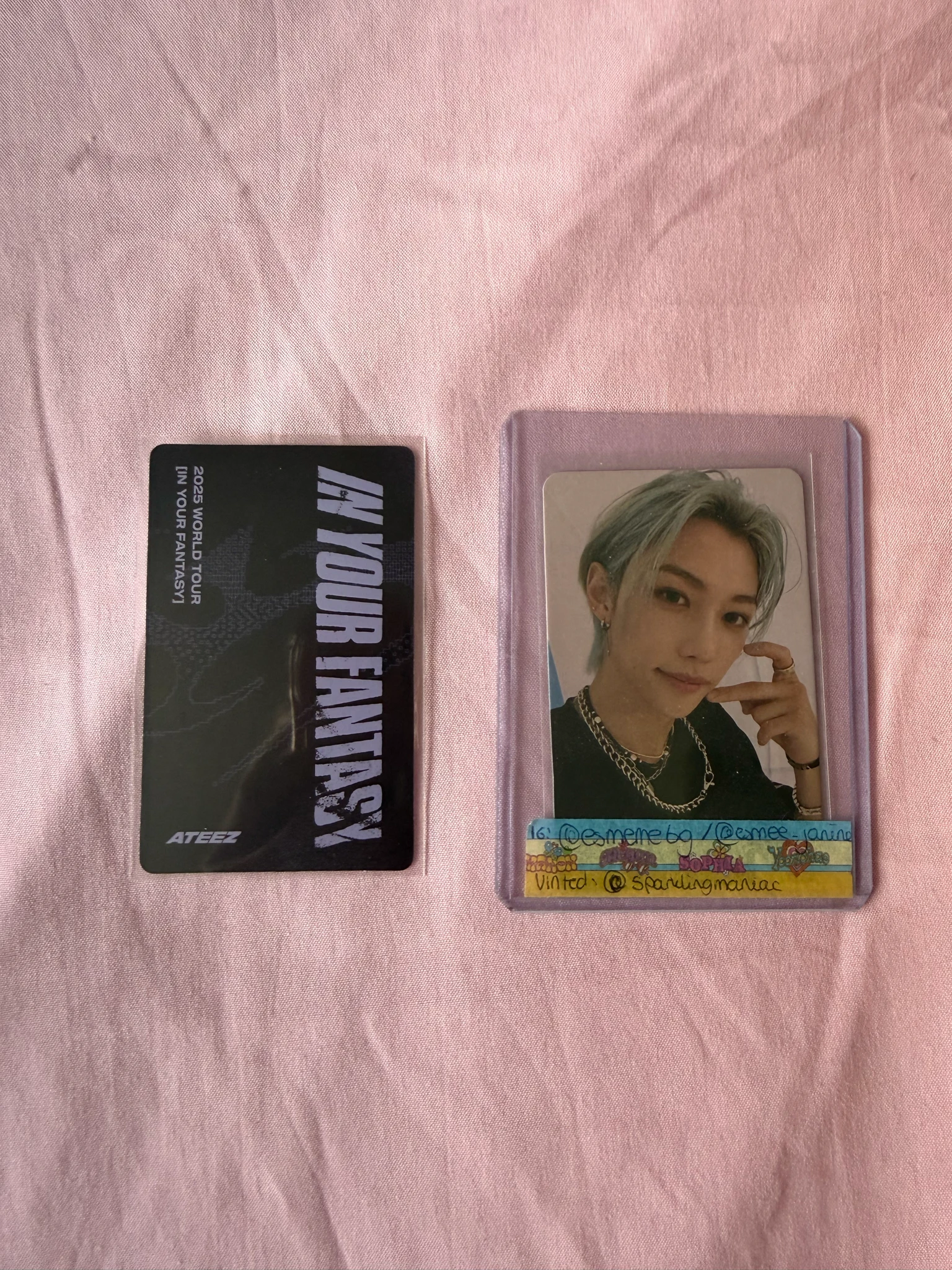 ATEEZ Jongho ATEEZ - Jongho - In Your Fantasy 2025 World Tour Event trading card version 4 listing photo 2