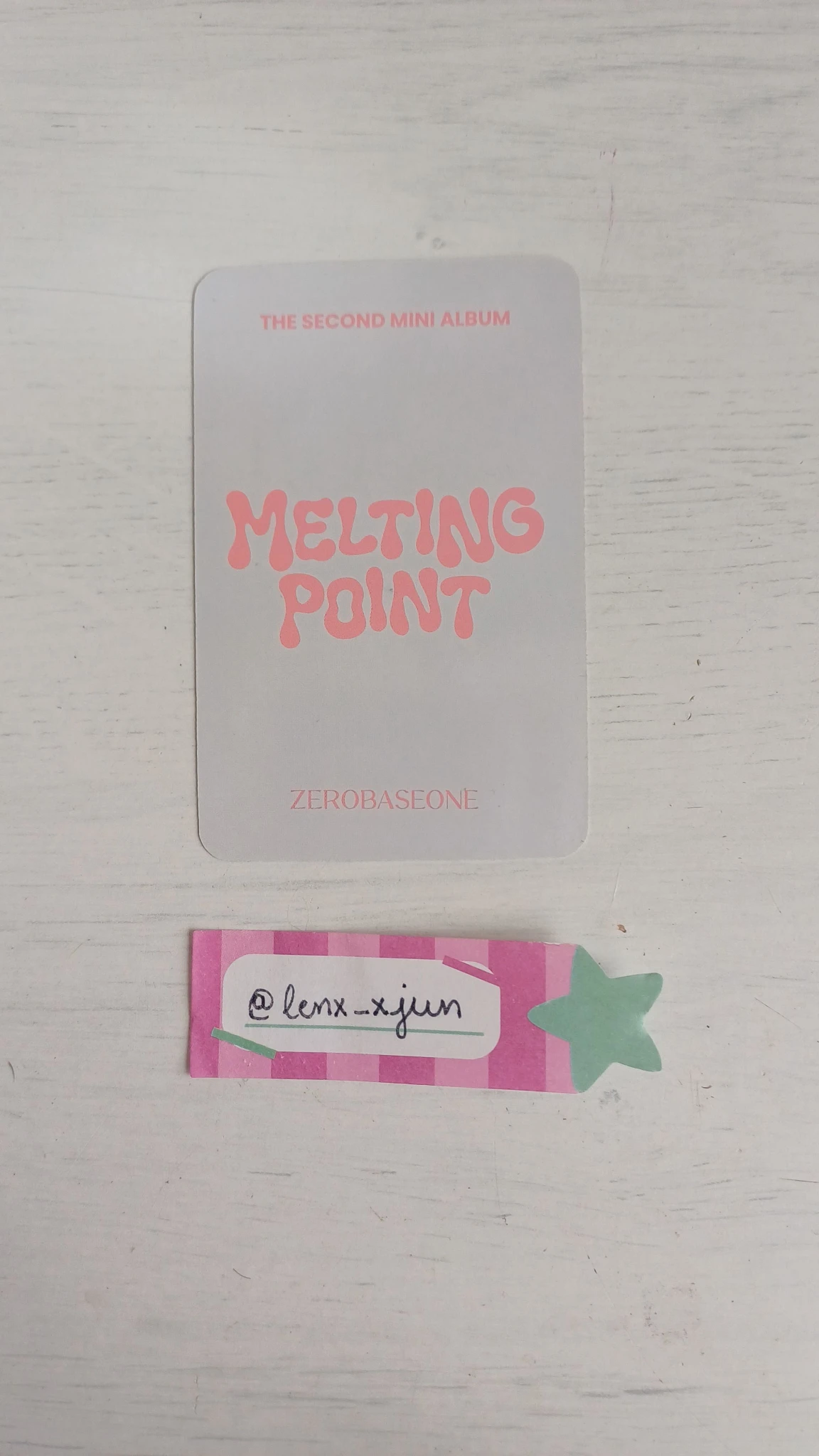 ZEROBASEONE Taerae ZEROBASEONE - Taerae - Melting Point Album pob (pre-order benefit) apple music listing photo 2
