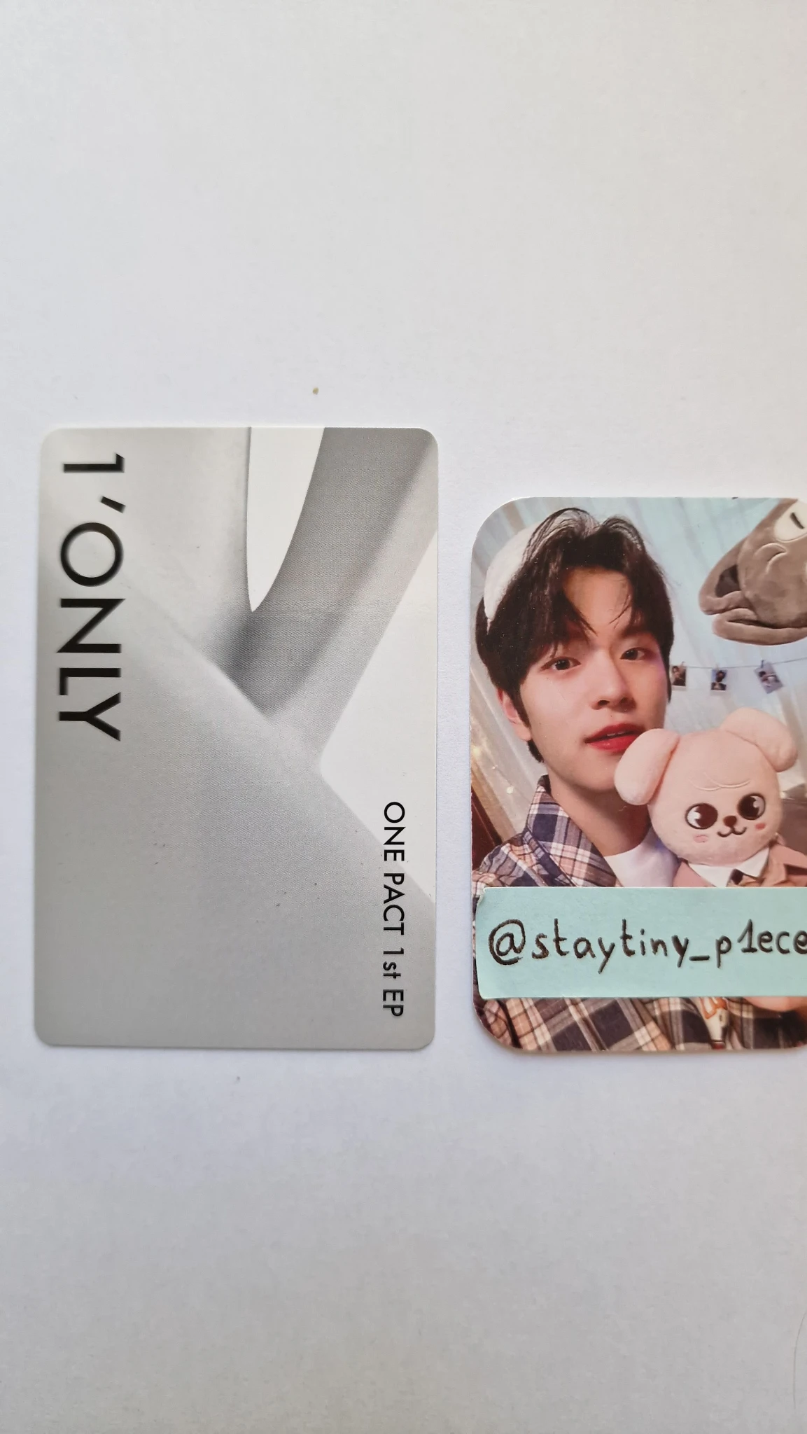 ONE PACT ONE PACT - Yedam & Seongmin - 1’ONLY Album album photocard sane version listing photo 2
