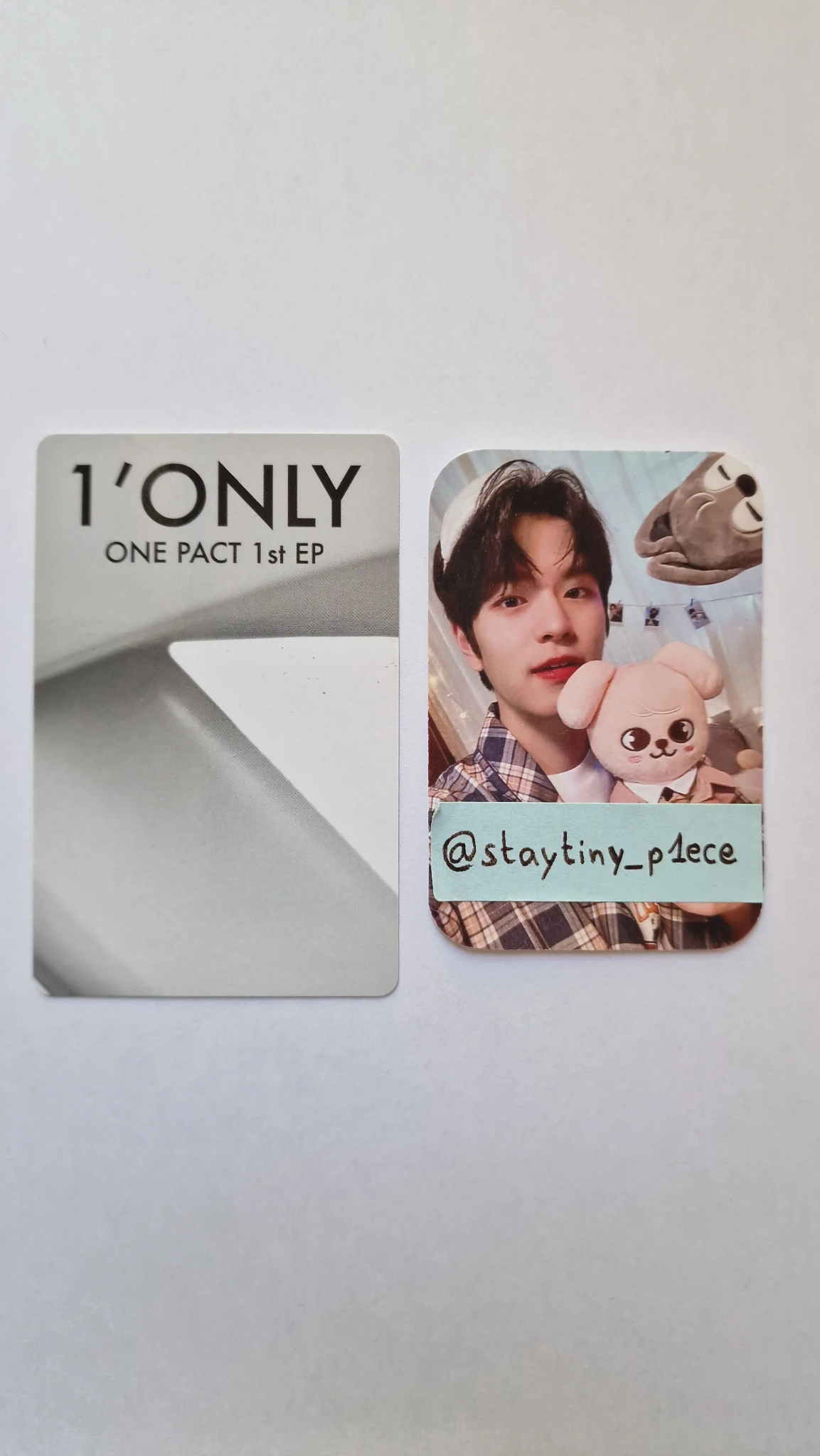 ONE PACT Jongwoo (Ze:U) ONE PACT - Jongwoo - 1’ONLY Album album photocard sane version listing photo 2