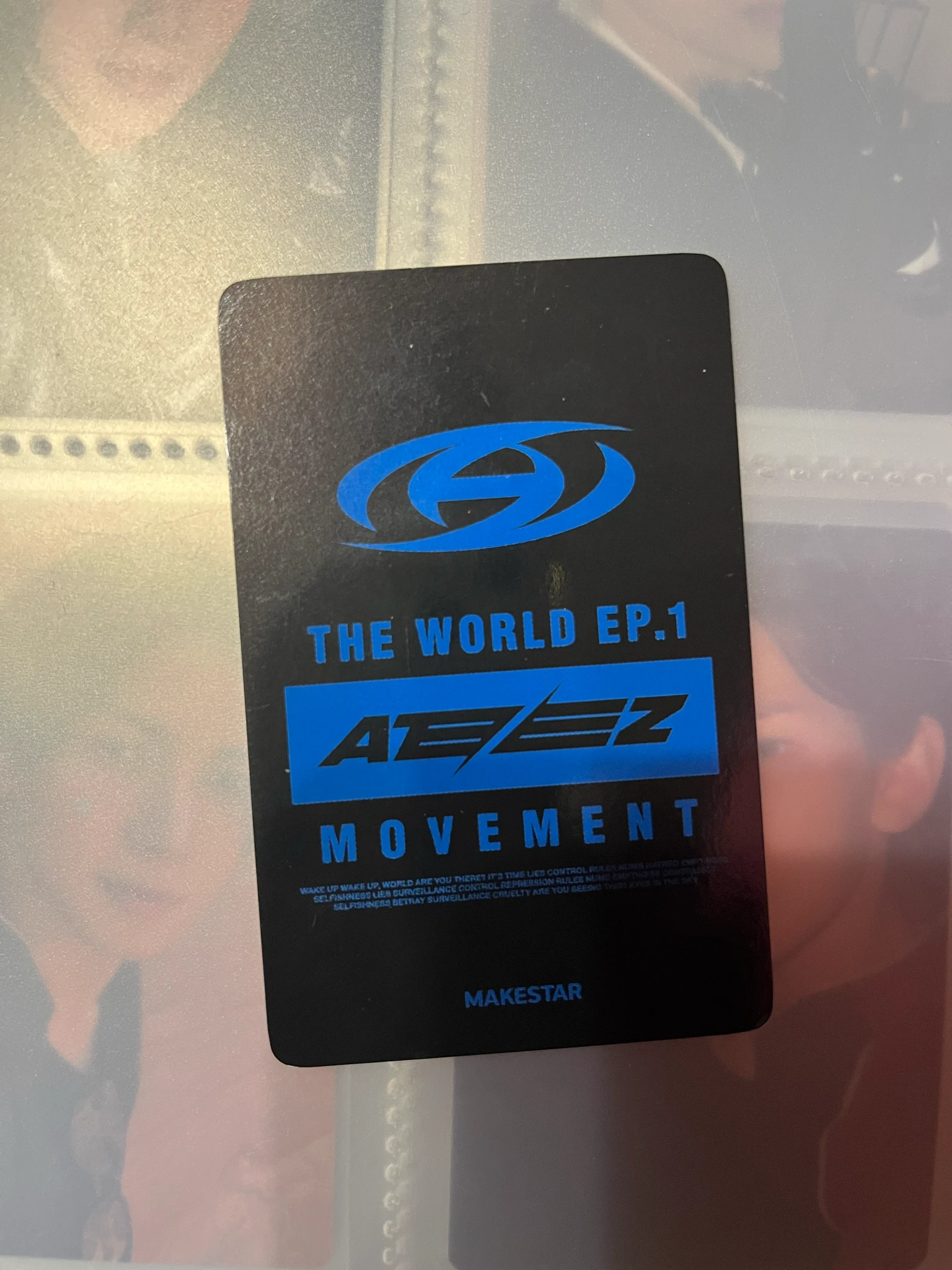 ATEEZ Yeosang ATEEZ - Yeosang - THE WORLD EP.1 : MOVEMENT Album makestar round 2 video call (fancall) listing photo 2