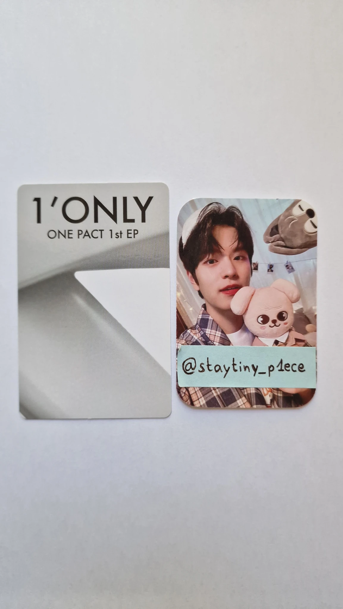 ONE PACT TAG ONE PACT - TAG - 1’ONLY Album sane version album photocard listing photo 2