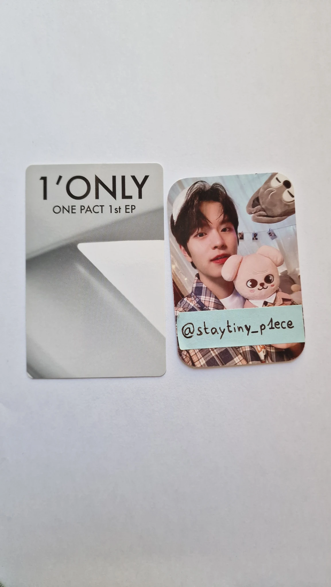 ONE PACT Seongmin ONE PACT - Seongmin - 1’ONLY Album album photocard sane version listing photo 2