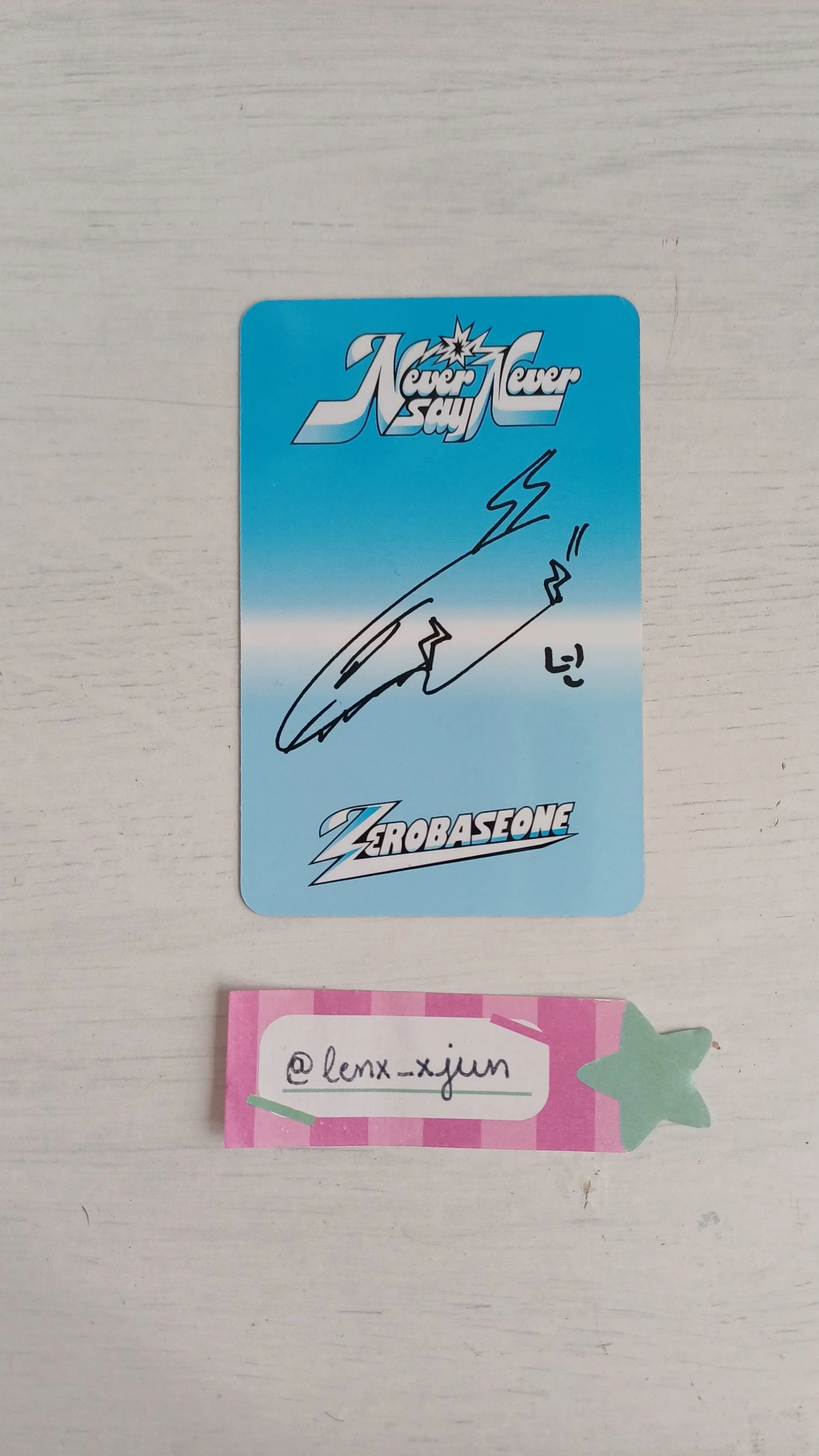 ZEROBASEONE Taerae ZEROBASEONE - Taerae - NEVER SAY NEVER Album album photocard icon version A version listing photo 2