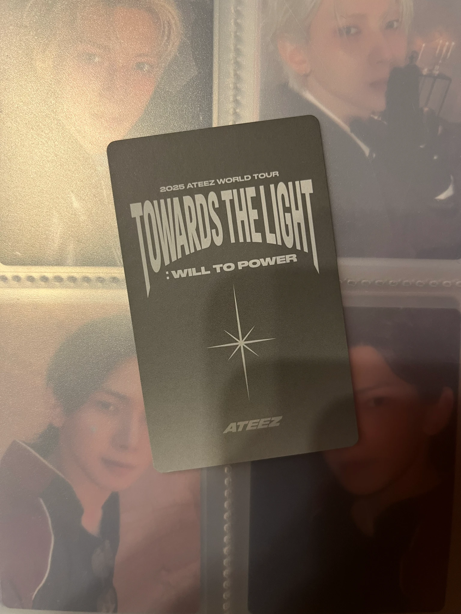 ATEEZ Yeosang ATEEZ - Yeosang - Towards The Light: Will To Power World Tour Event photocard set listing photo 2