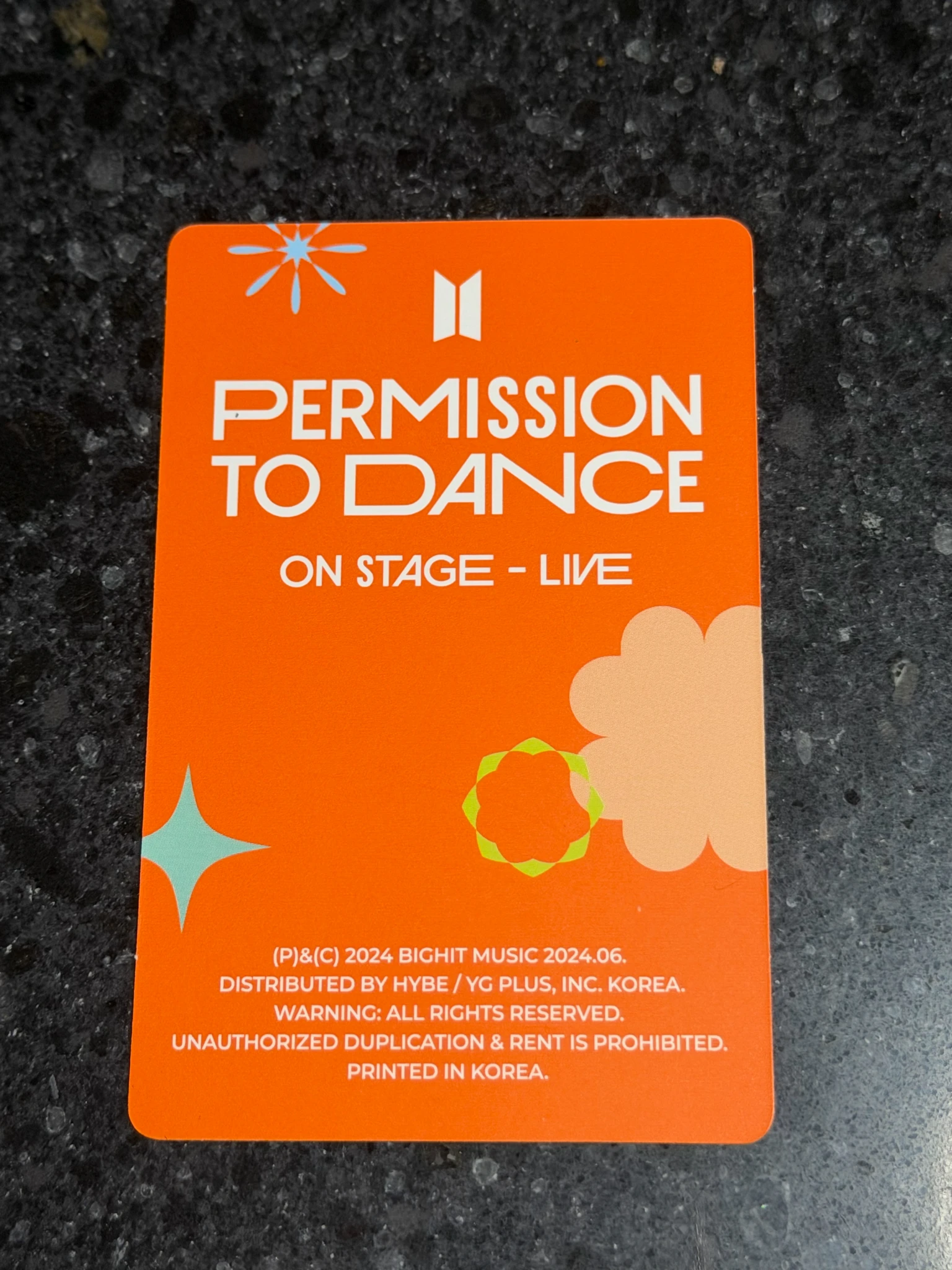 BTS V BTS-V-Album-Permission to Dance Live Album listing photo 2