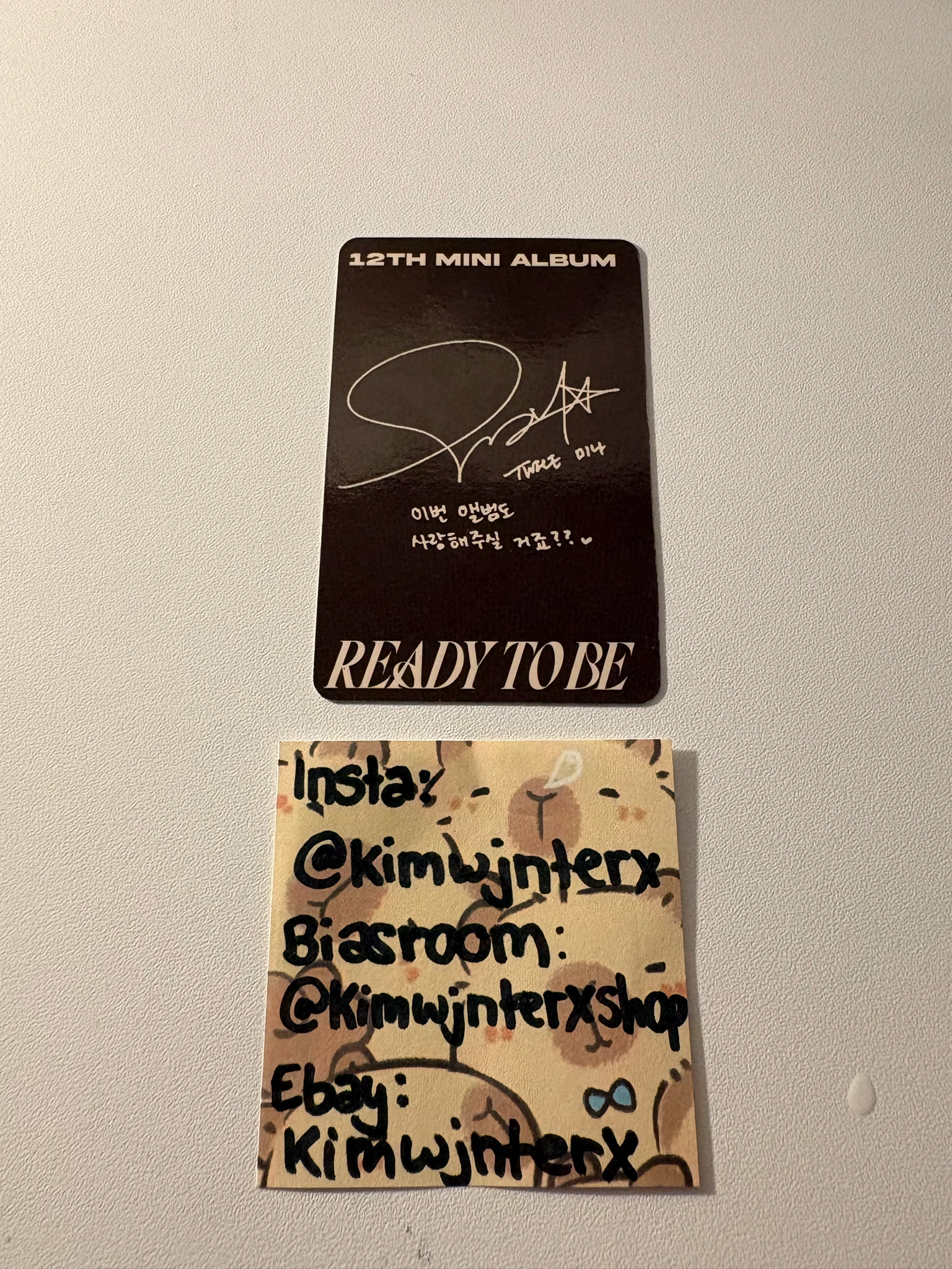 TWICE Mina TWICE-Mina-Album-READY TO BE listing photo 2