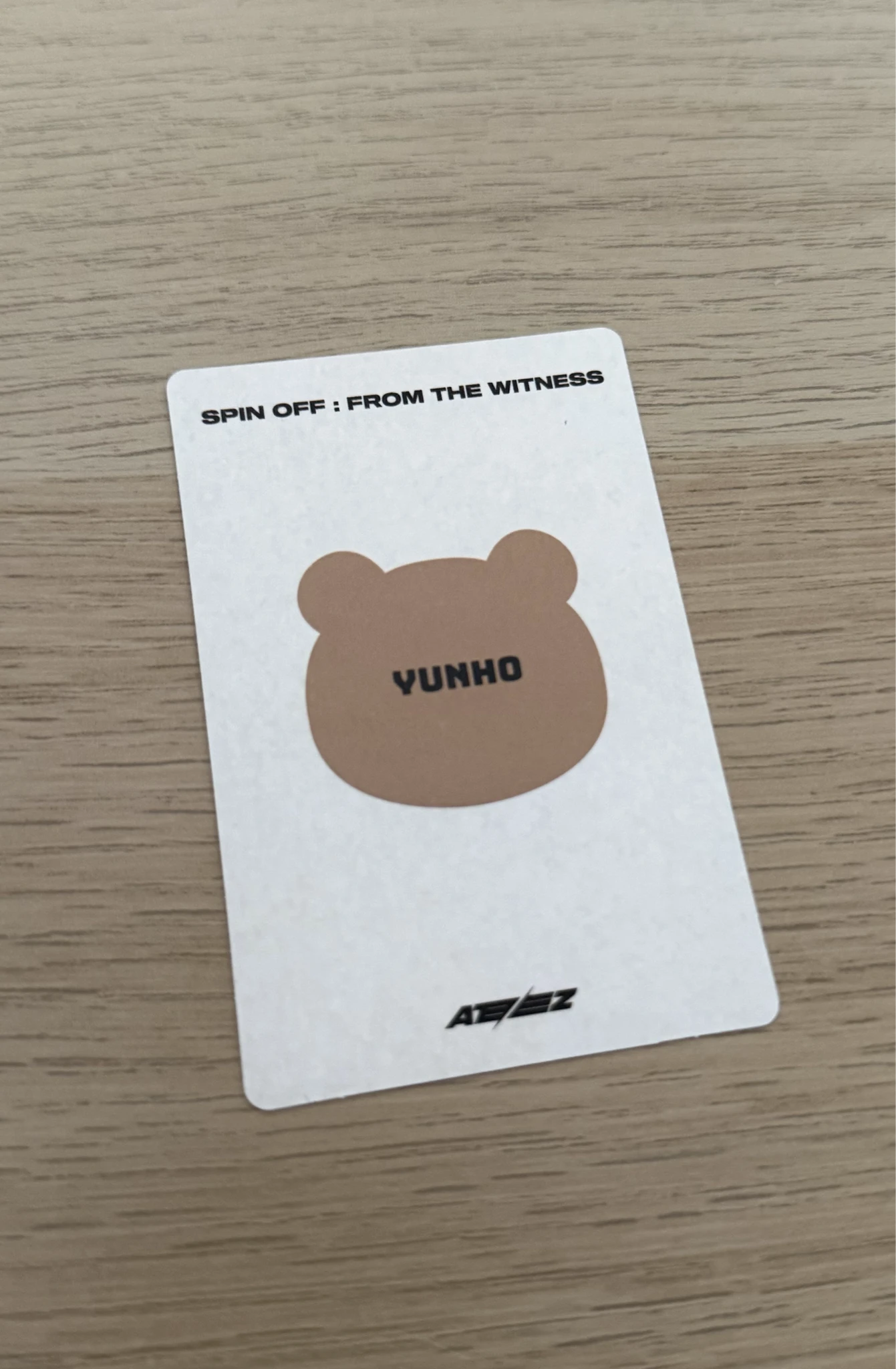 ATEEZ Yunho ATEEZ - Yunho - SPIN OFF : FROM THE WITNESS Album target exclusive hug version listing photo 2
