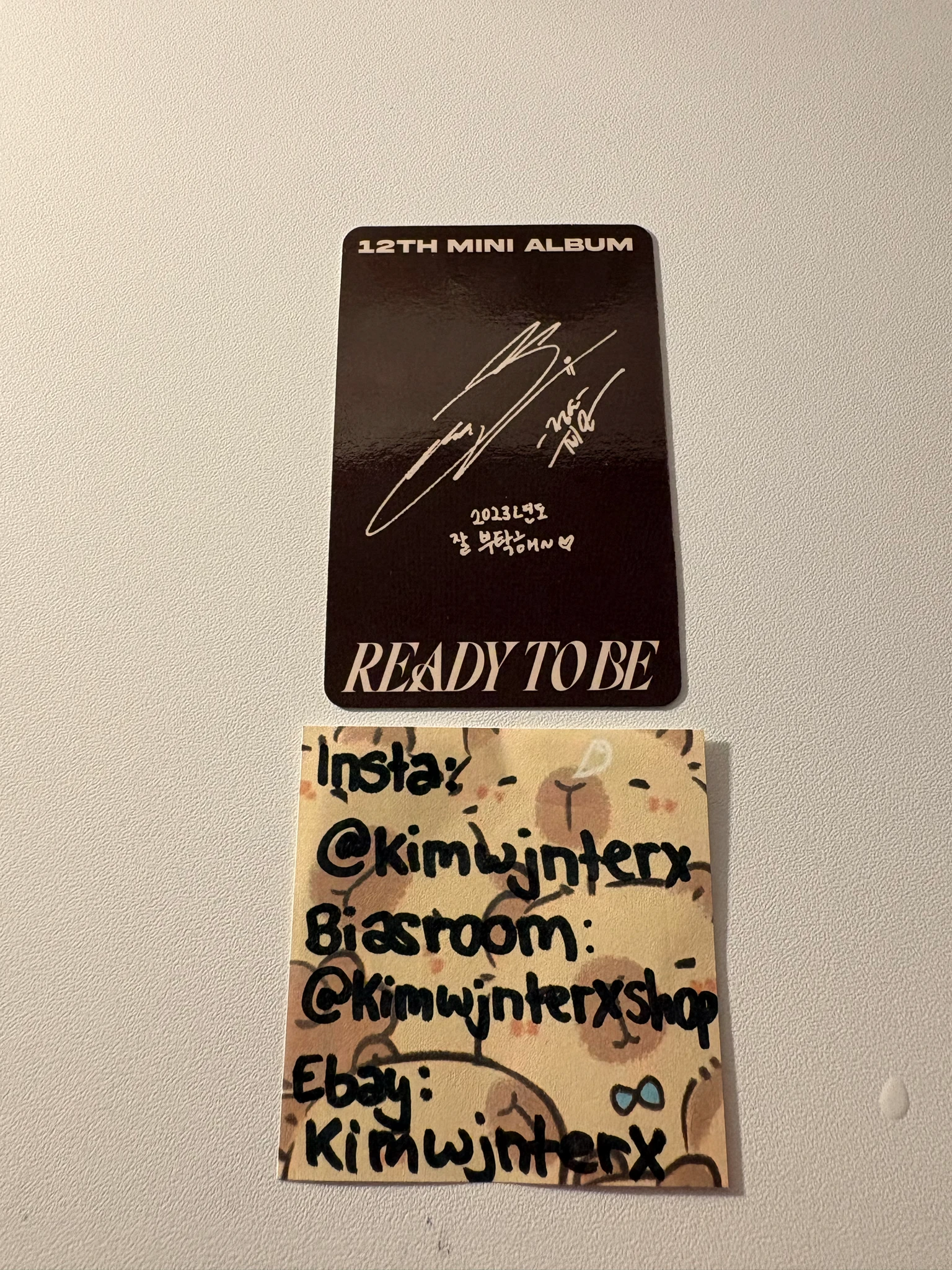 TWICE Jeongyeon TWICE-Jeongyeon-Album-READY TO BE listing photo 2