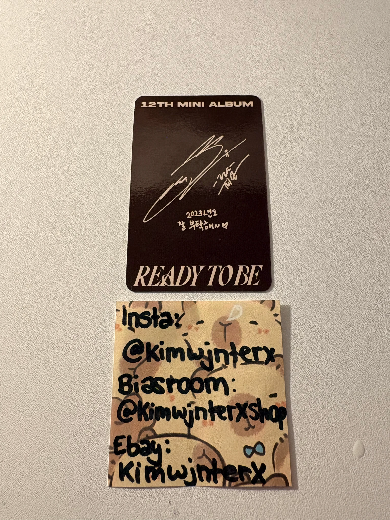 TWICE Jeongyeon TWICE-Jeongyeon-Album-READY TO BE listing photo 2