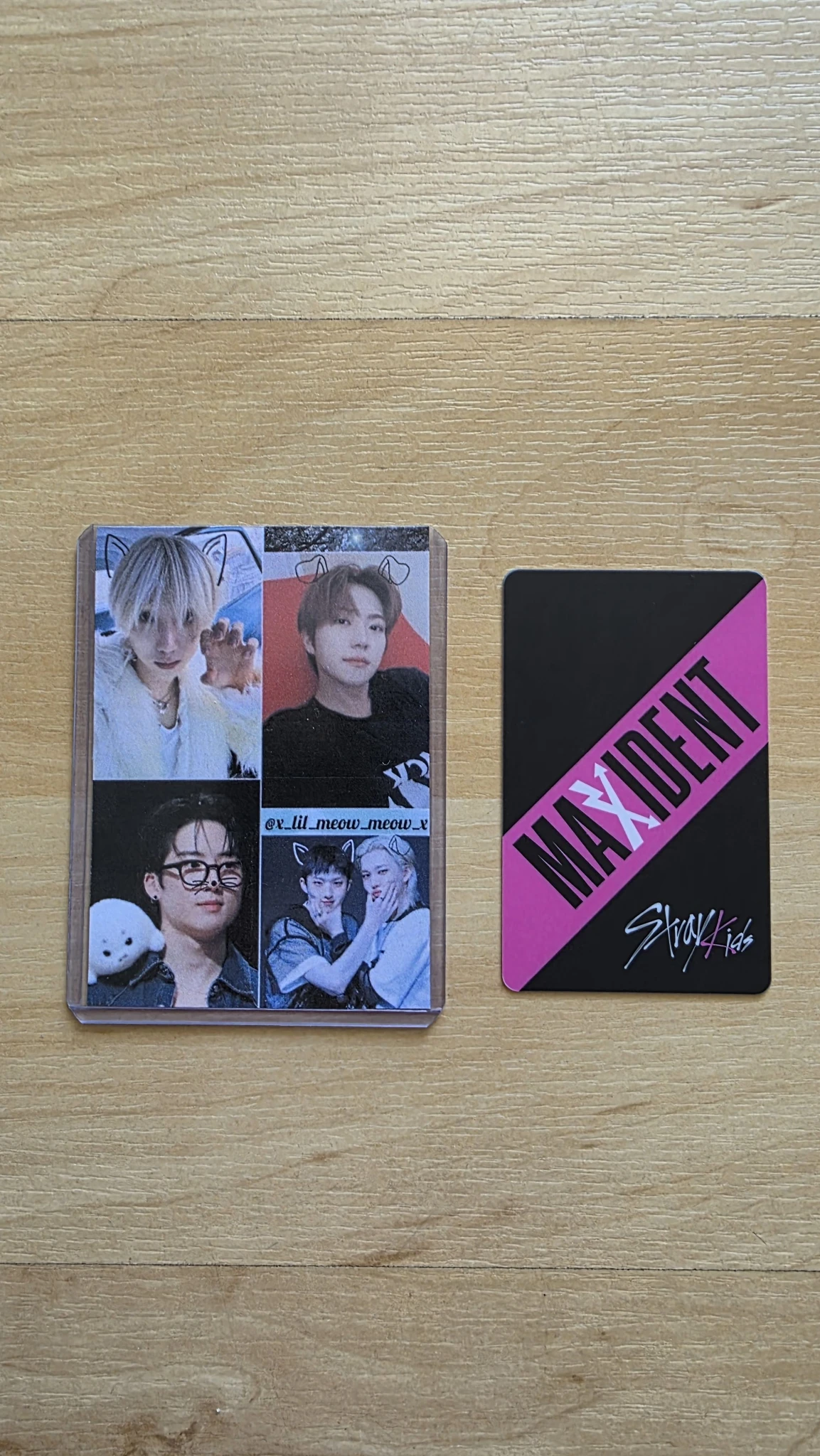 Stray Kids Felix Stray Kids - Felix - Maxident Album soundwave lucky draw round 1 pvc card listing photo 2