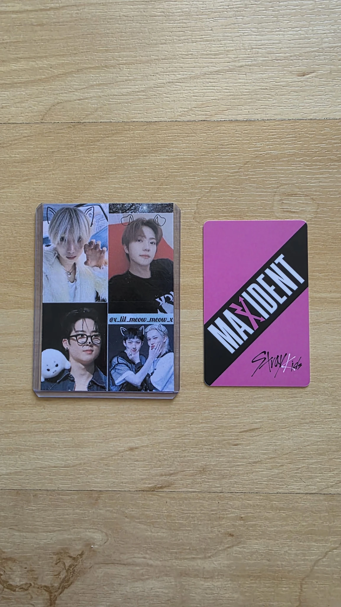 Stray Kids Felix Stray Kids - Felix - Maxident Album soundwave lucky draw round 1 pvc card listing photo 2