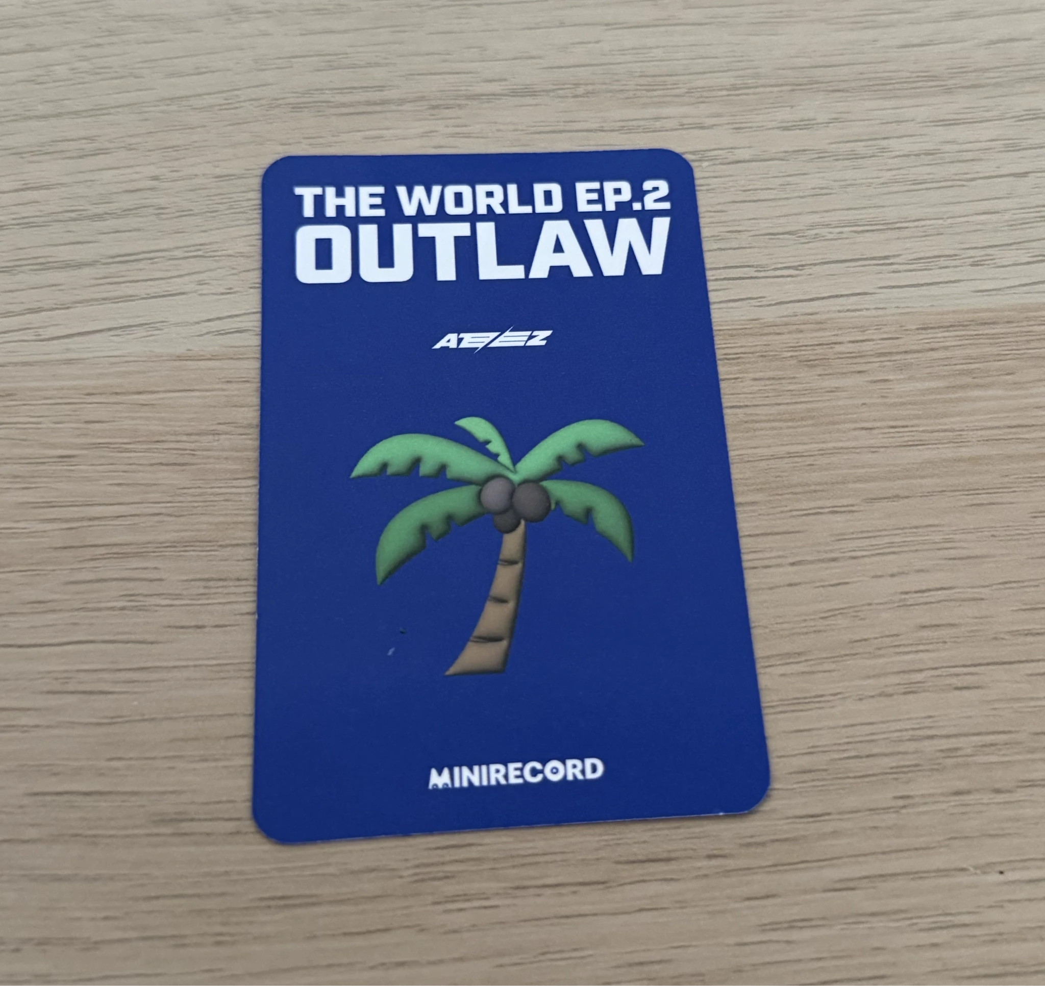 ATEEZ Yunho ATEEZ - Yunho - THE WORLD EP.2 : OUTLAW Album minirecord shop lucky draw round 3 version 1 listing photo 2