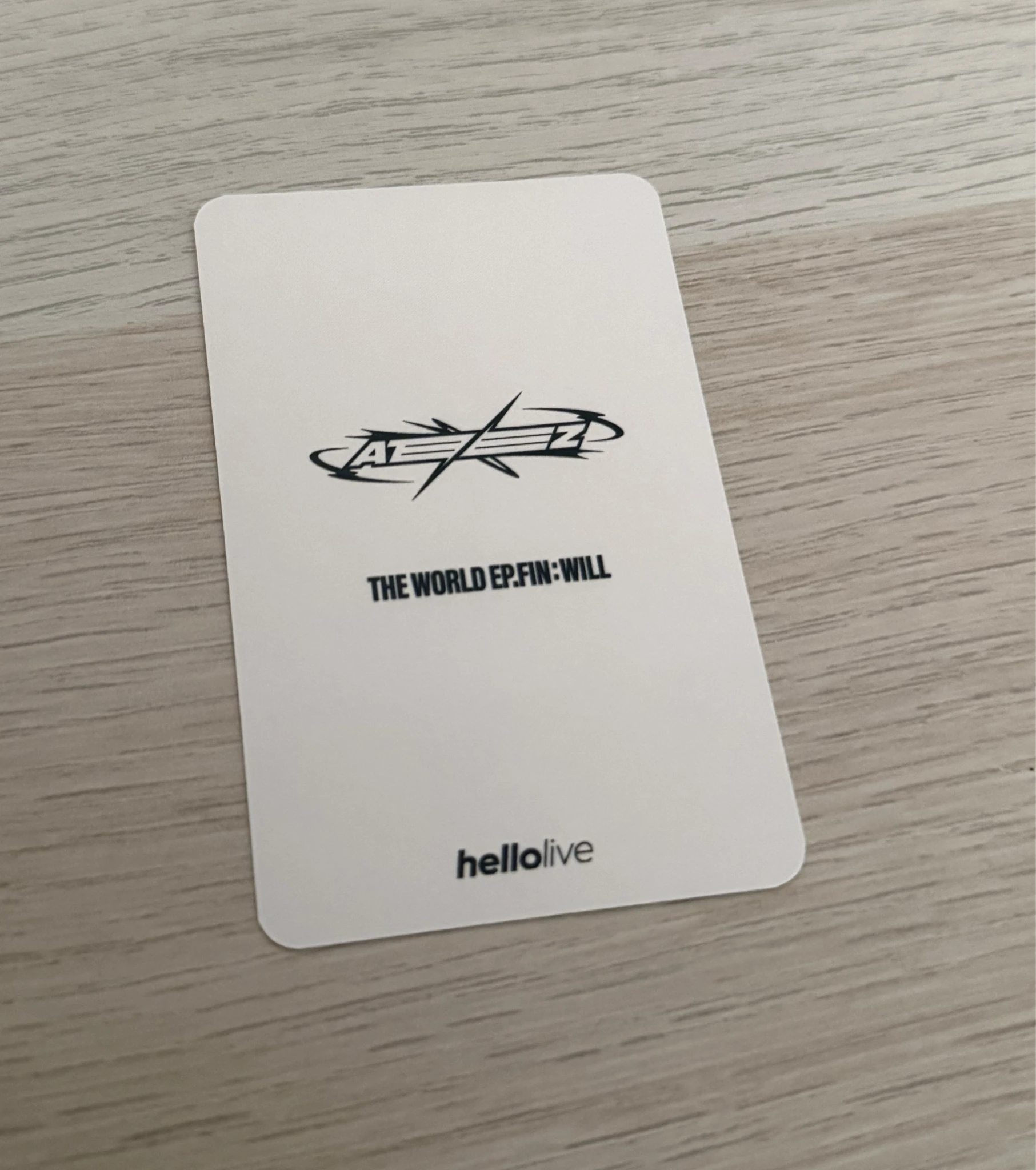 ATEEZ Yunho ATEEZ - Yunho - THE WORLD EP.FIN: WILL Album pre-order benefit (pob) hellolive listing photo 2