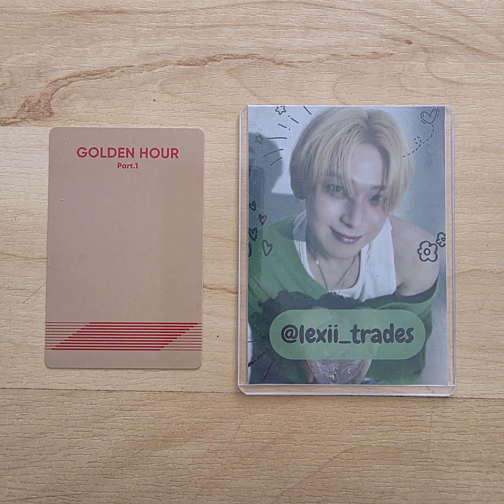 ATEEZ Hongjoong ATEEZ - Hongjoong - Golden Hour : Part.1 Album poca album album photocard B version listing photo 2