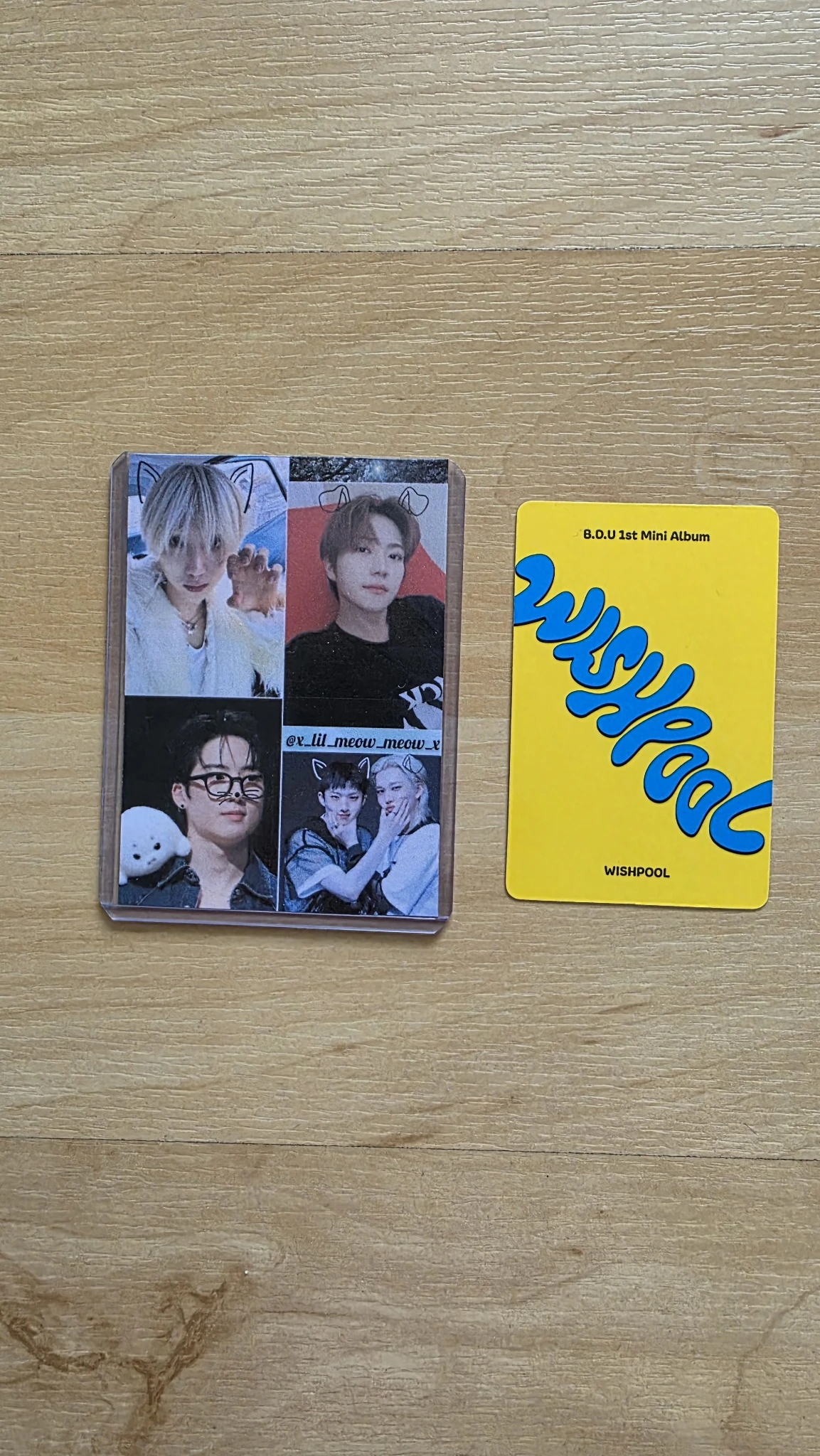 B.D.U Bitsaeon B.D.U - Bitsaeon - Wishpool Album album photocard flash version listing photo 2