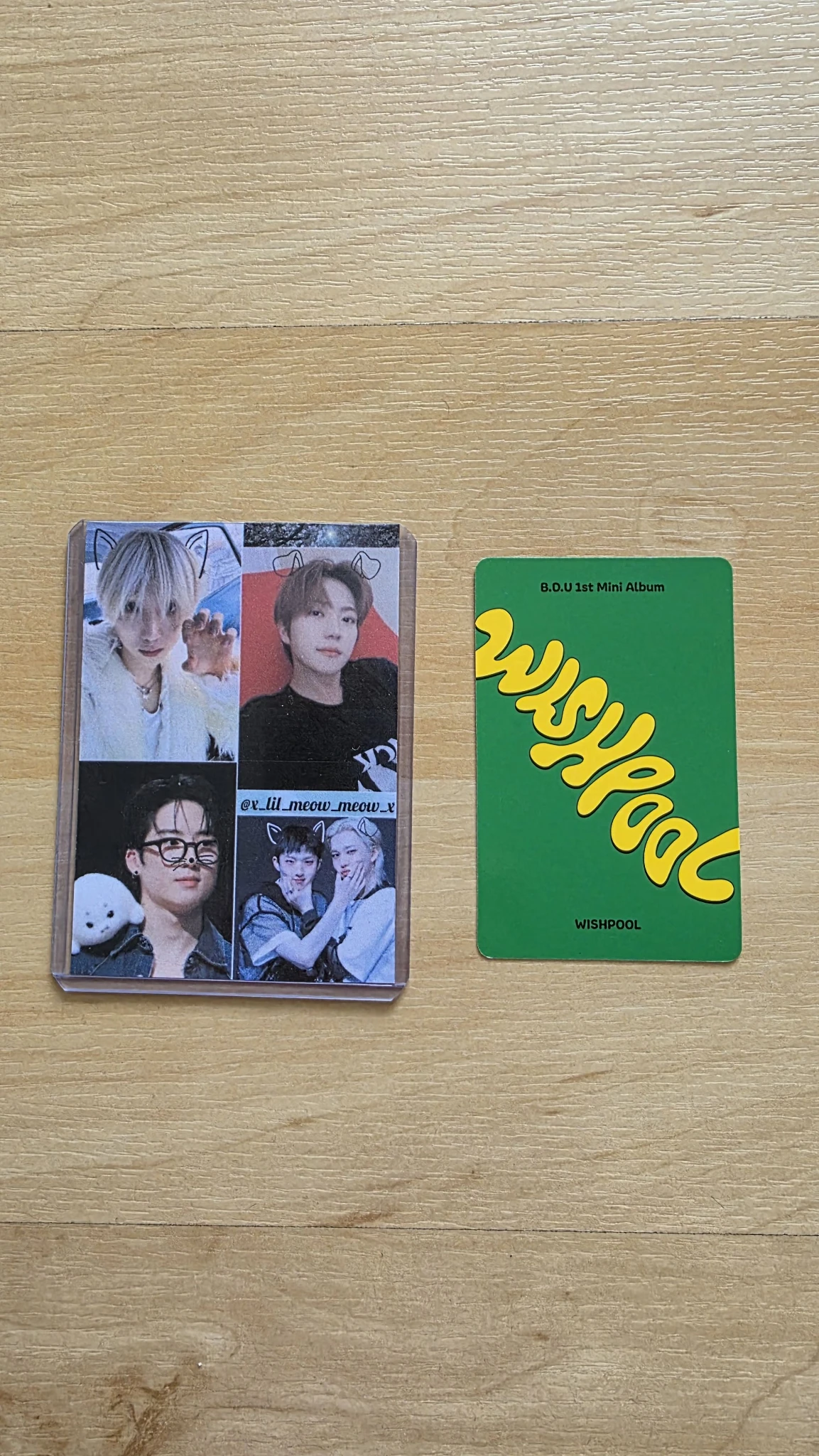 B.D.U Jay Chang B.D.U - Jay Chang - Wishpool Album album photocard green version listing photo 2