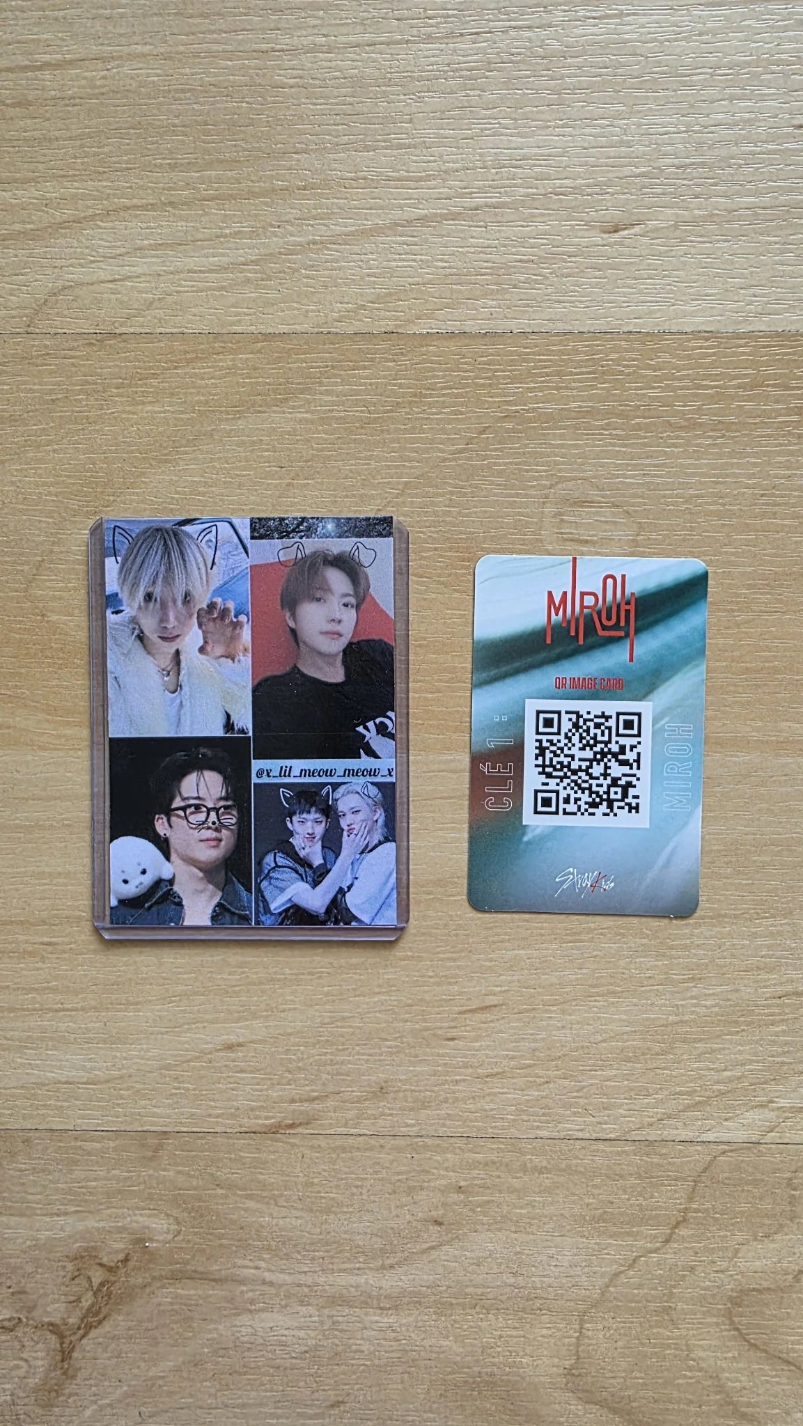Stray Kids Changbin Stray Kids - Changbin - Clé 1: Miroh Album album photocard album title ver. listing photo 2