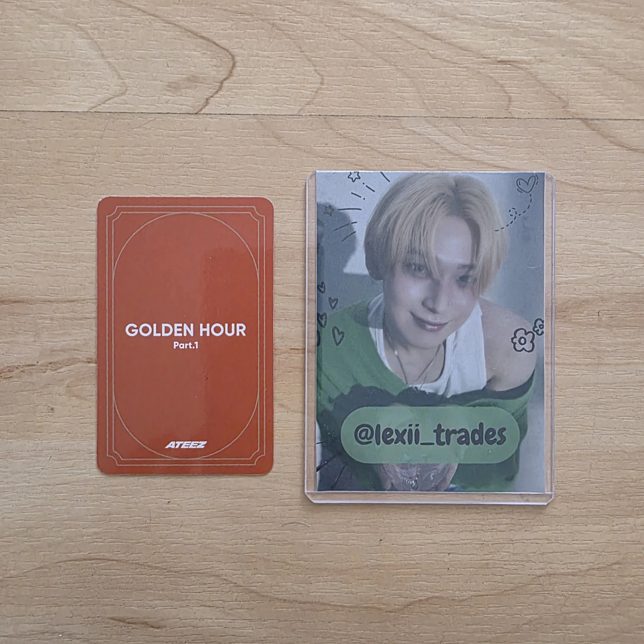 ATEEZ Yeosang ATEEZ - Yeosang - Golden Hour : Part.1 Album album photocard image card listing photo 2