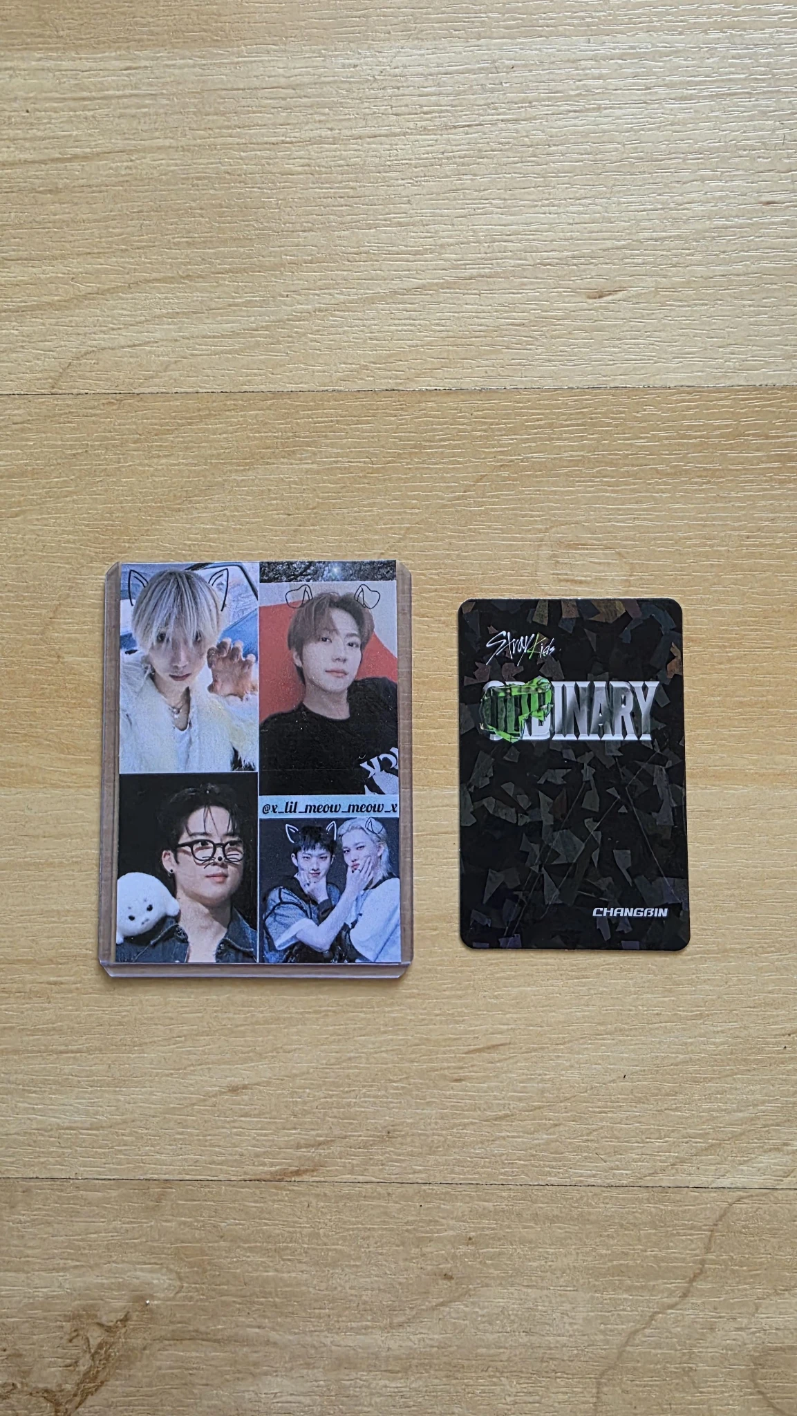 Stray Kids Changbin Stray Kids - Changbin - Oddinary Album soundwave holographic (hologram) pob (pre-order benefit) listing photo 2