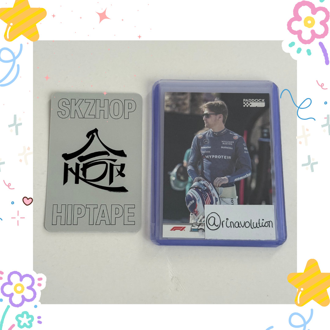 Stray Kids Hyunjin Stray Kids - Hyunjin - HOP Album album photocard pre-order benefit (pob) accordion version listing photo 2