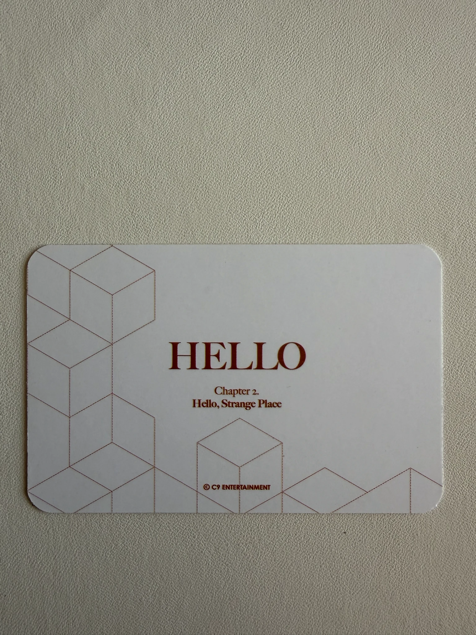 CIX CIX - HELLO Chapter 2. Hello, Strange Place Album album photocard strange place version group photocard listing photo 2