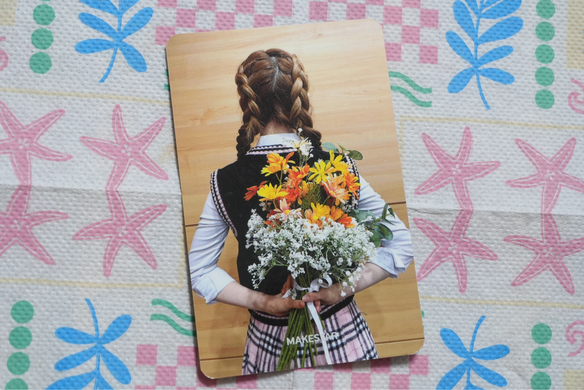 STAYC Sieun STAYC - Sieun - Teddy Bear Album makestar double-sided video call (fancall) fansign round 1 listing photo 2