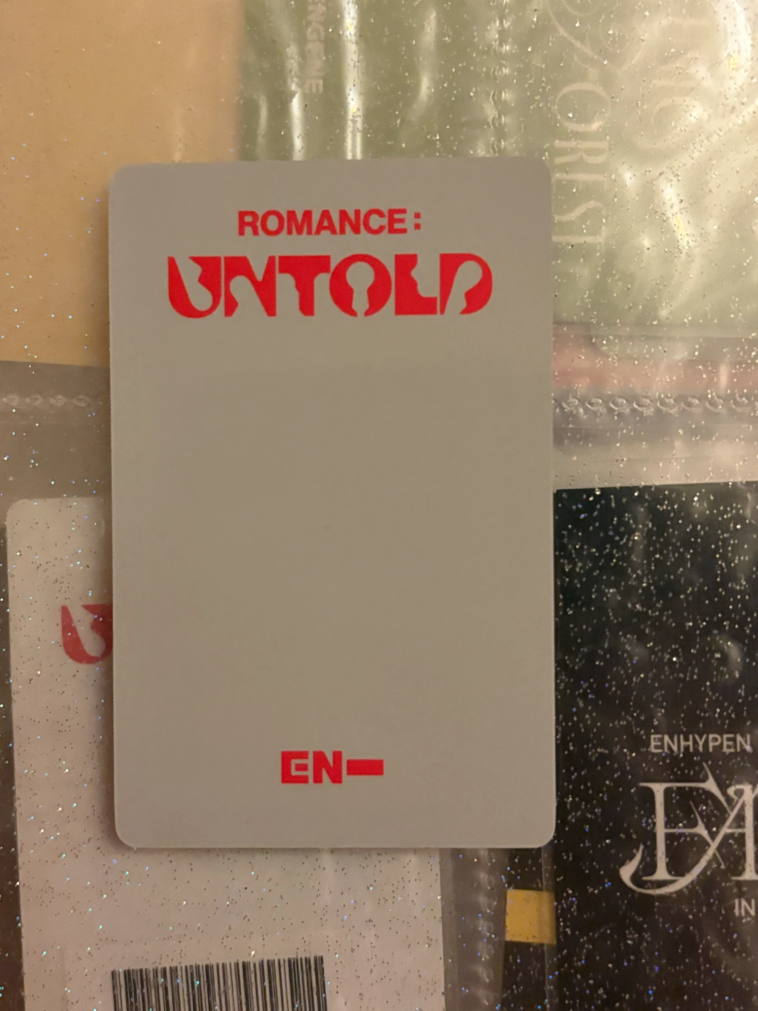 ENHYPEN Ni-ki ENHYPEN - Ni-ki - ROMANCE: UNTOLD Album yizhiyu (yzy) lucky draw round 4 listing photo 2