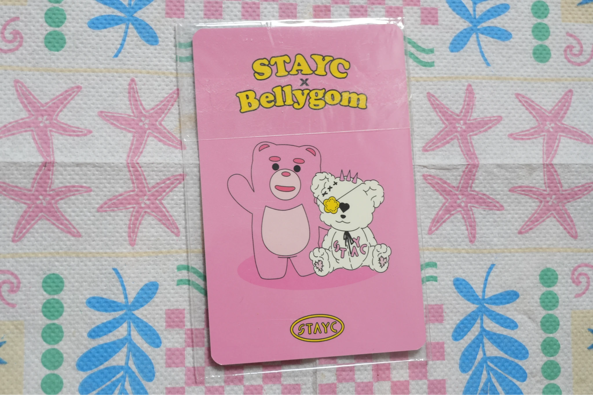 STAYC Seeun STAYC - Seeun - Teddy Bear Album A version bellygom merch photocard mini l-holder photocard set listing photo 2