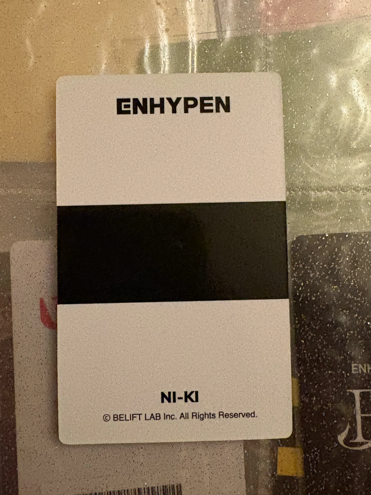 ENHYPEN Ni-ki ENHYPEN - Ni-ki - Official Light Stick Version 1 Other lightstick merch photocard photocard set listing photo 2