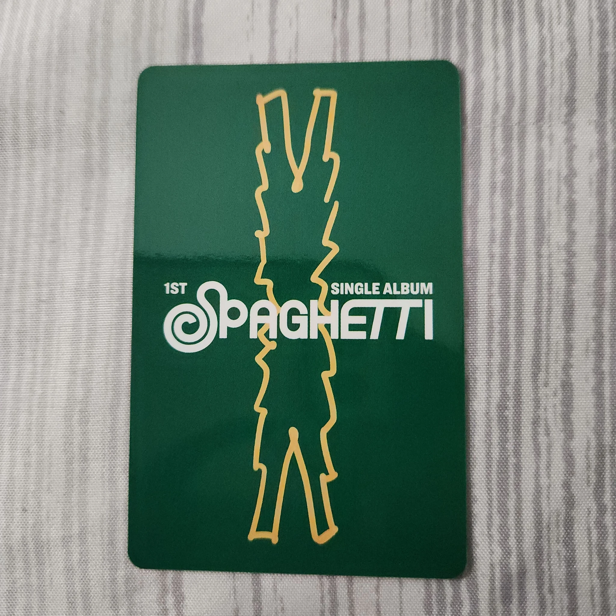 LE SSERAFIM Kazuha LE SSERAFIM - Kazuha - SPAGHETTI Album weverse shop japan (wvj) pre-order benefit (pob) listing photo 2