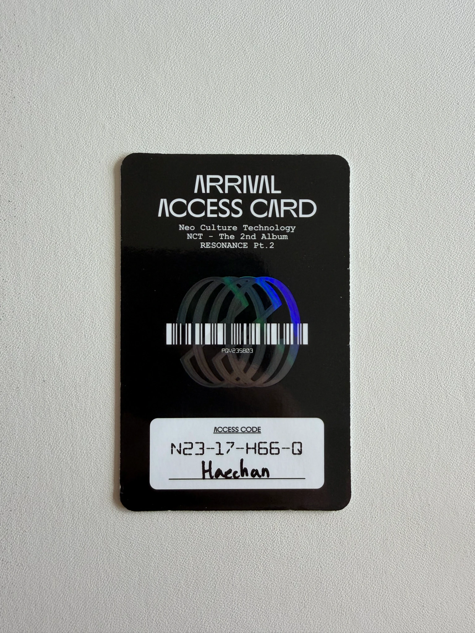 NCT Haechan NCT - Haechan - NCT 2020 Resonance Pt.2 Album album photocard arrival version listing photo 2