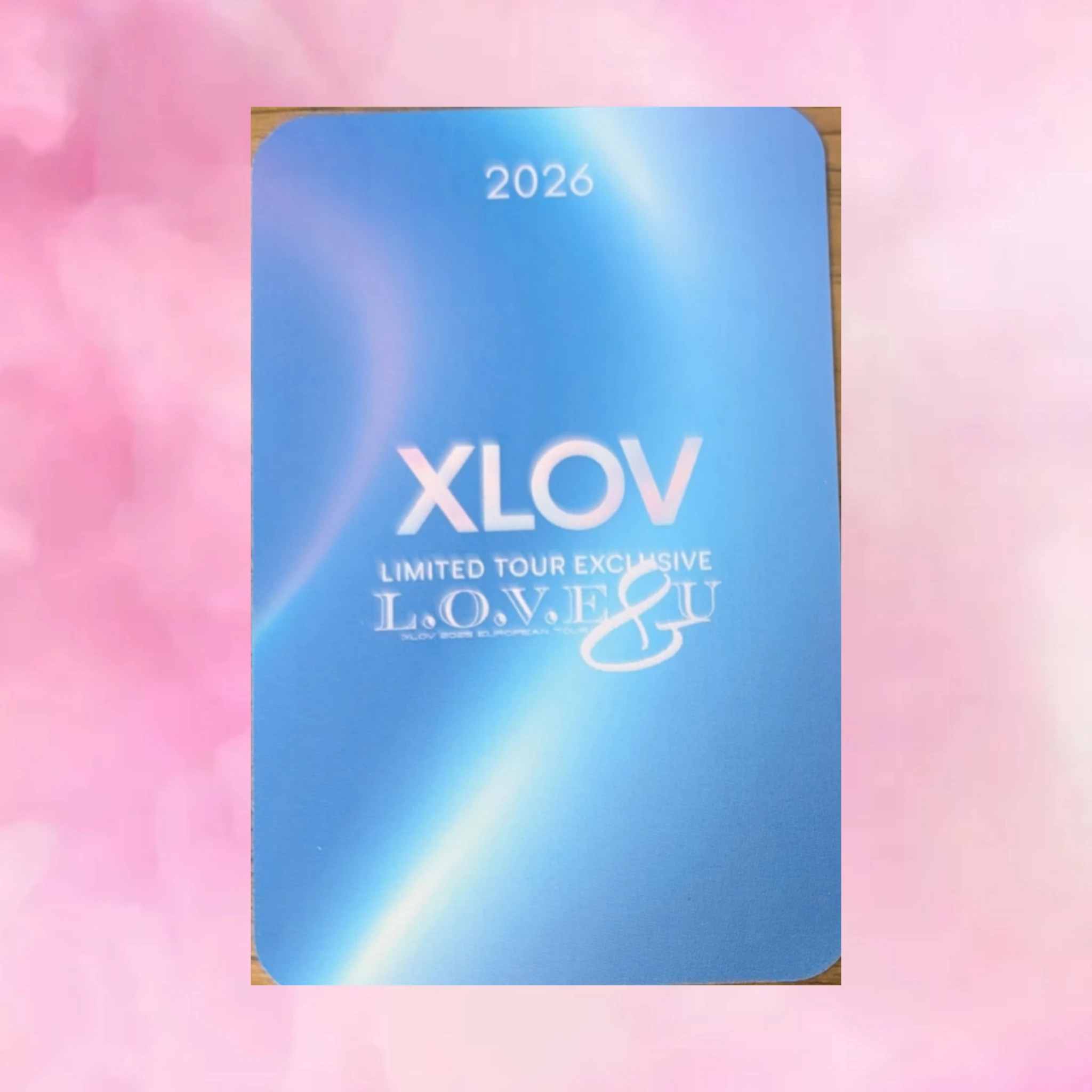XLOV Wumuti XLOV - Wumuti - Xlov - First Full Europe Tour 2026 Event photocard set tour merch listing photo 2