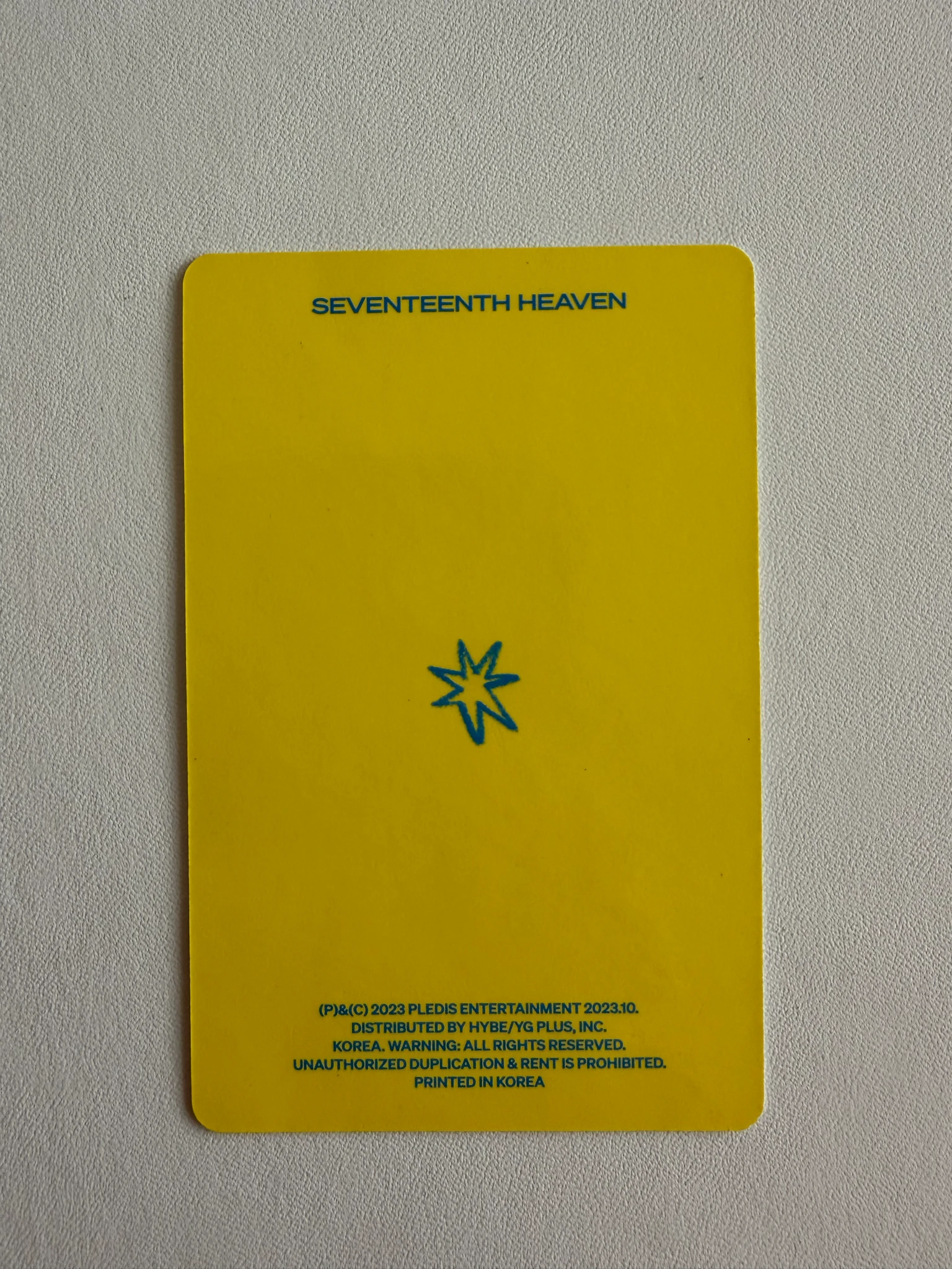 SEVENTEEN Jeonghan SEVENTEEN - Jeonghan - Seventeenth Heaven Album photocard set carat version listing photo 2