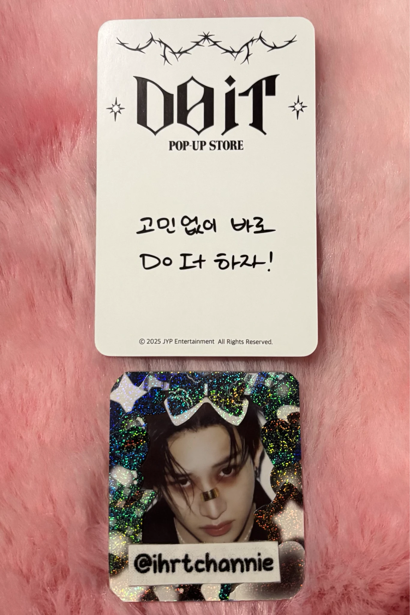 Stray Kids Bang Chan Stray Kids - Bang Chan - DO IT Pop-Up Store Event pop-up store purchase benefit week 1 merch photocard listing photo 2