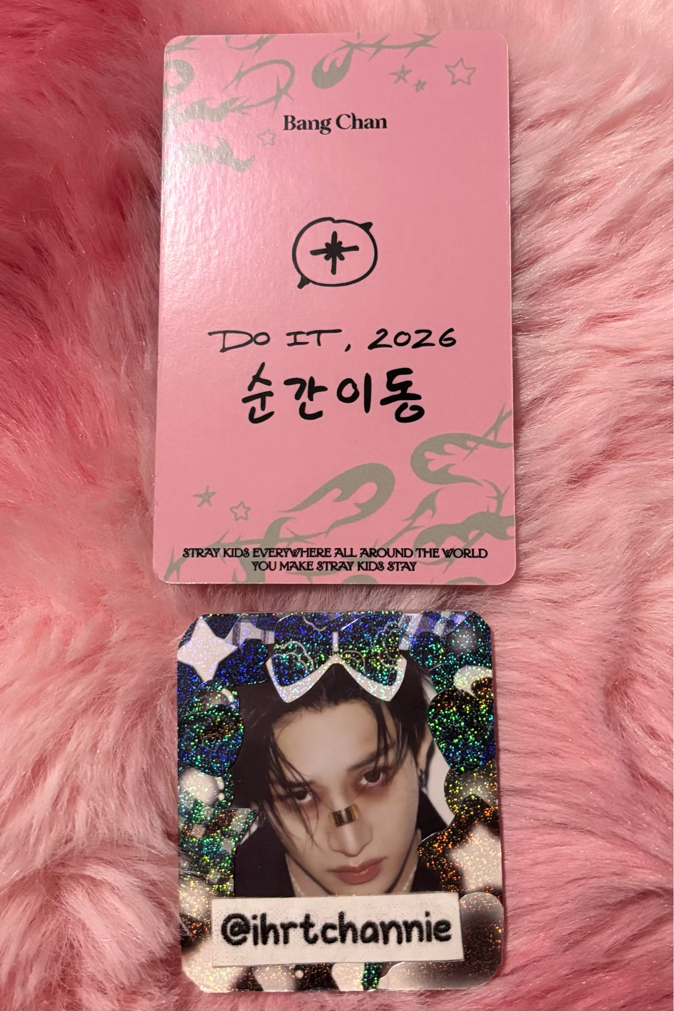 Stray Kids Bang Chan Stray Kids - Bang Chan - Do It Album fans shop lucky draw online round 2 listing photo 2
