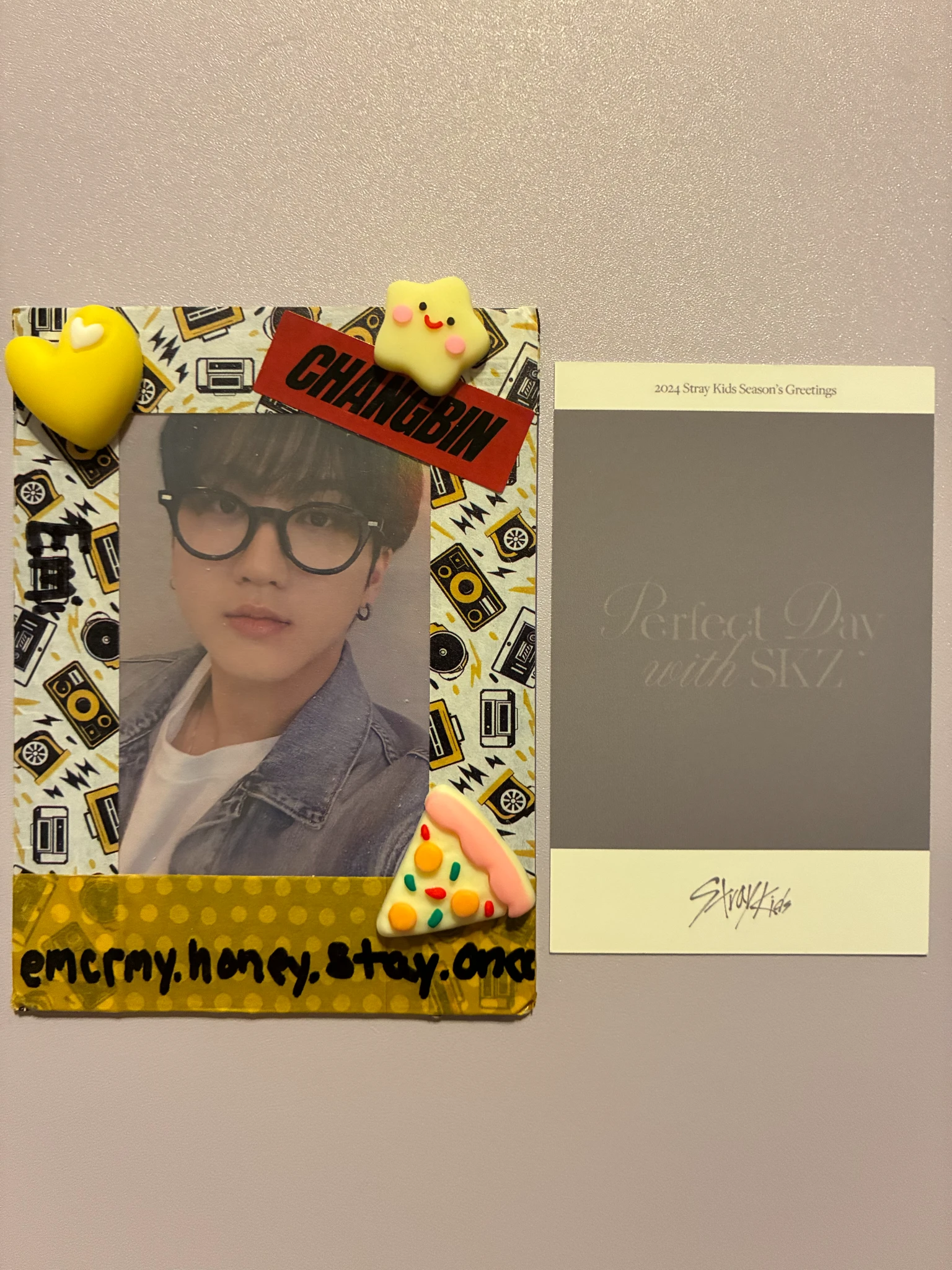 Stray Kids Seungmin Stray Kids - Seungmin - 2024 Season's Greetings - Perfect Day with SKZ Other pob (pre-order benefit) polaroid season's greetings support store listing photo 2