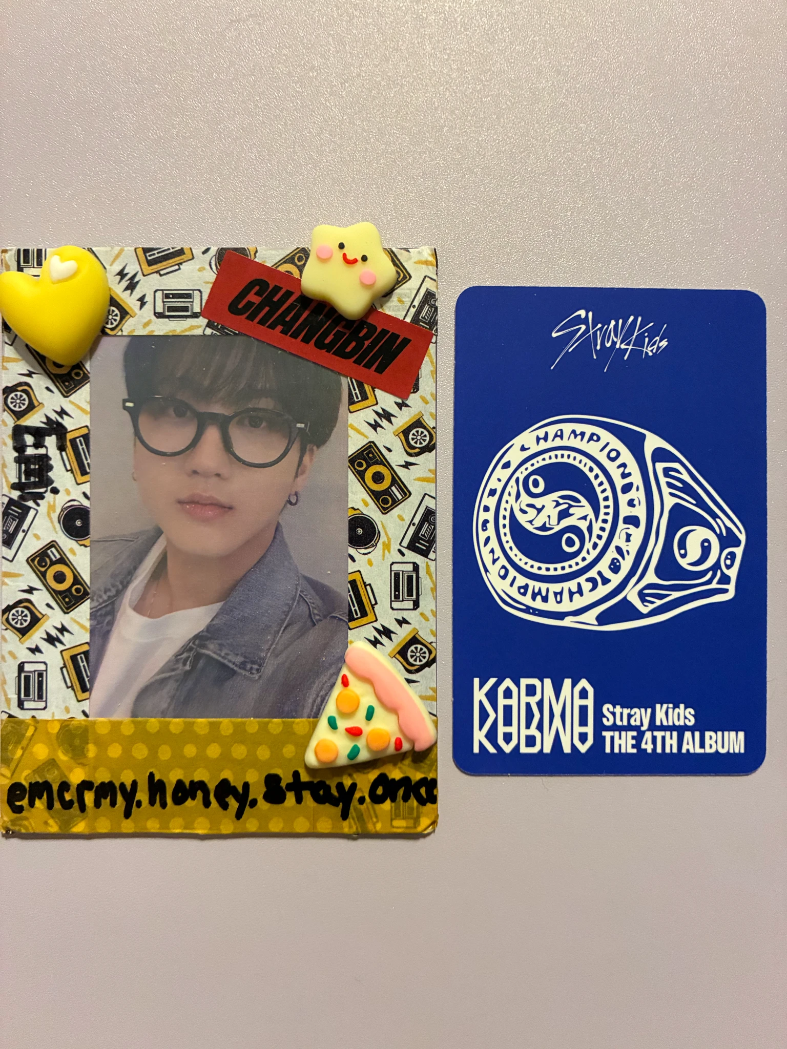 Stray Kids I.N Stray Kids - I.N - KARMA Album album photocard accordion version first press only listing photo 2