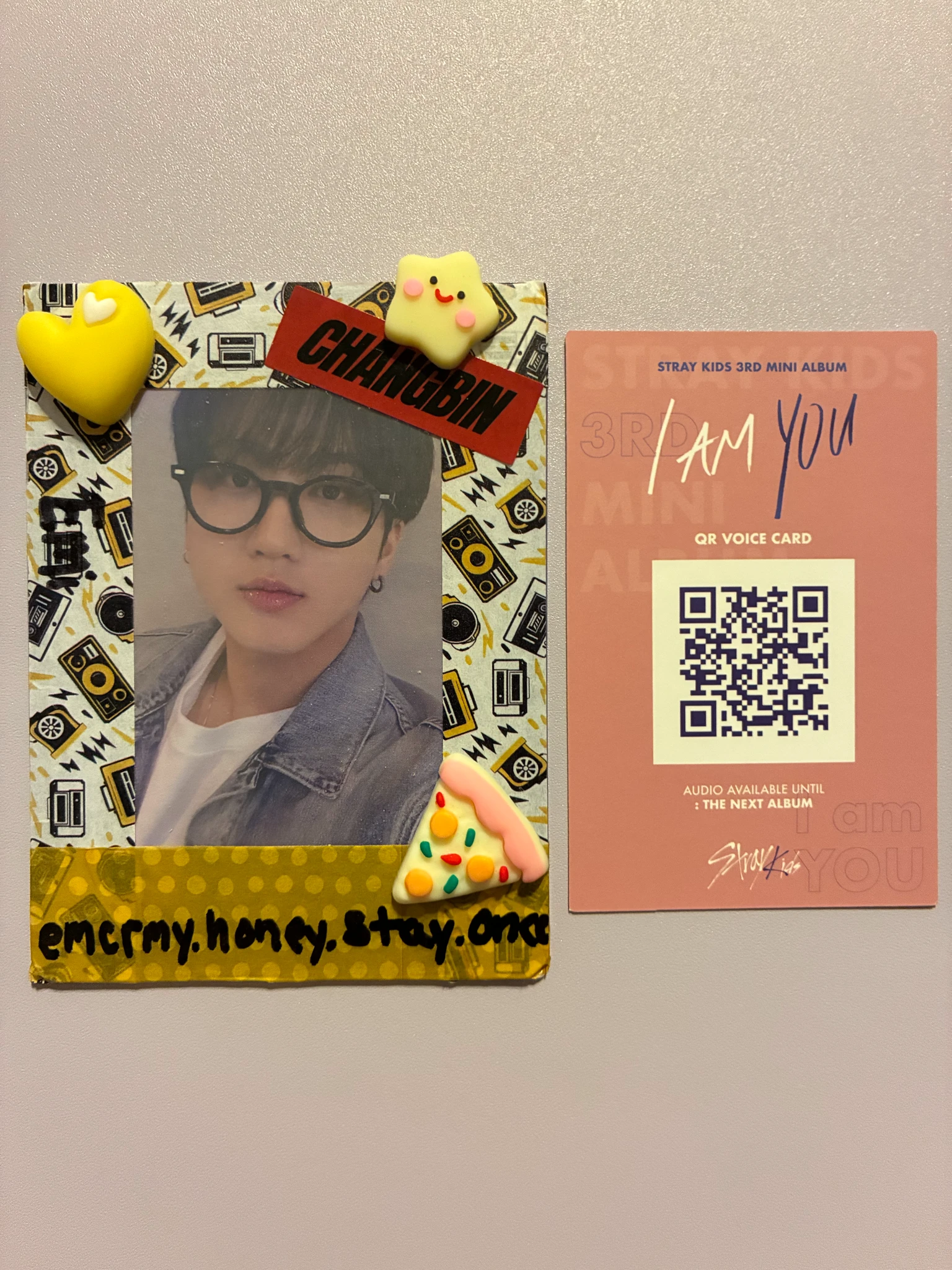 Stray Kids I.N Stray Kids - I.N - I am YOU Album album photocard C version printed signed listing photo 2