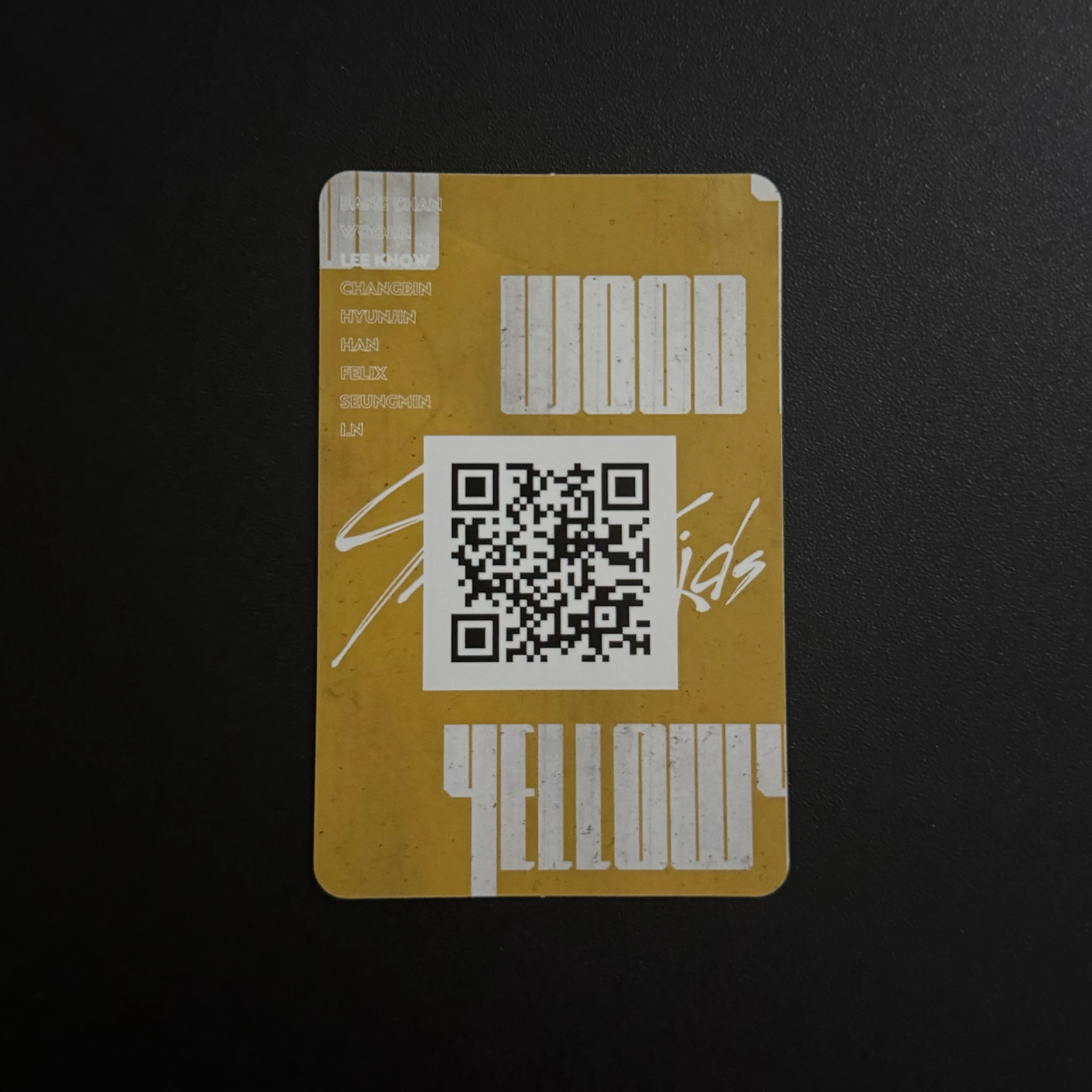 Stray Kids Lee Know Stray Kids - Lee Know - Clé 2: Yellow Wood Album album photocard yellow border ver. listing photo 2