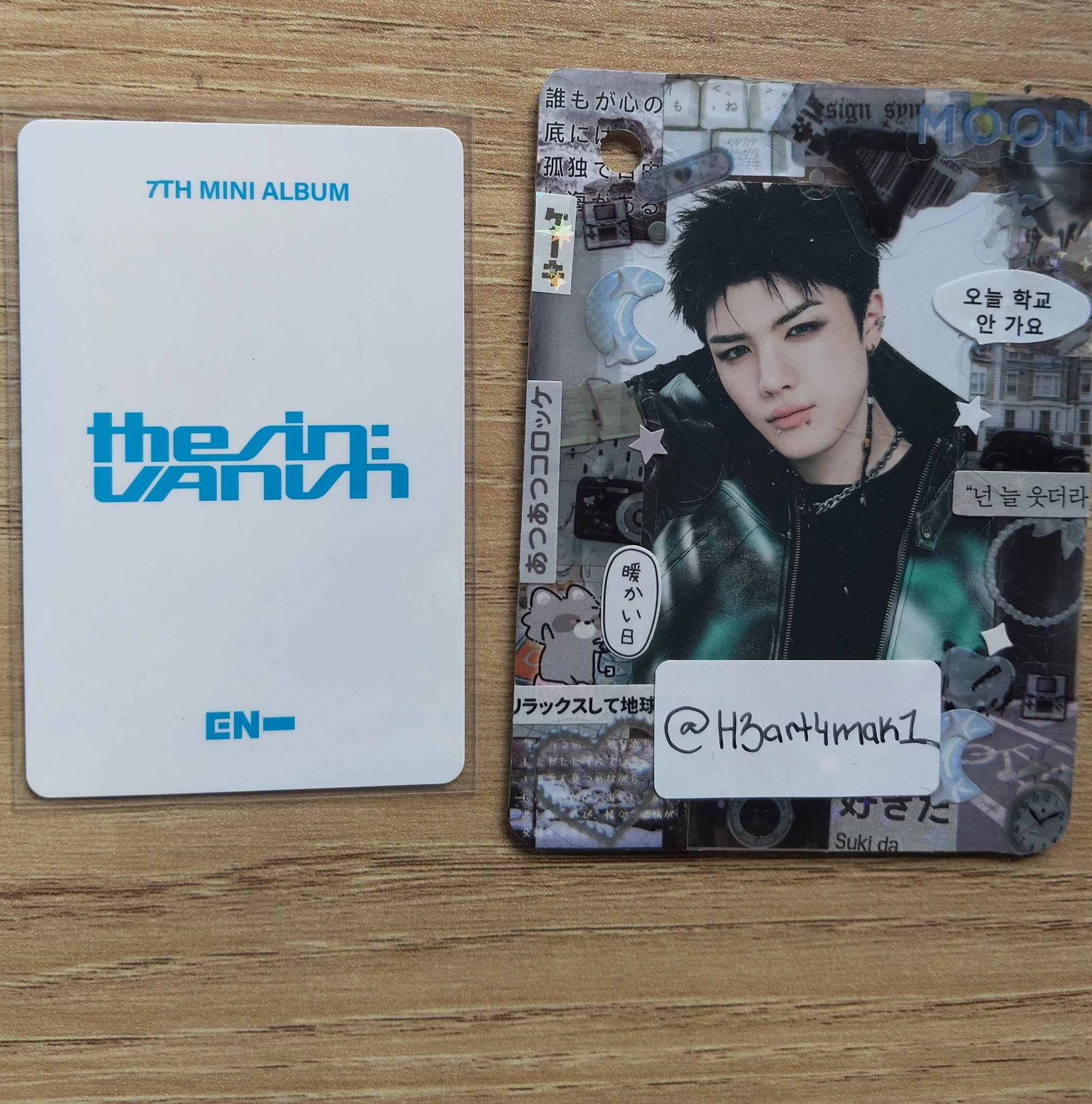 ENHYPEN Jungwon ENHYPEN - Jungwon - THE SIN: VANISH Album video call (fancall) withfans / yizhiyu (yzy) round 6 listing photo 2