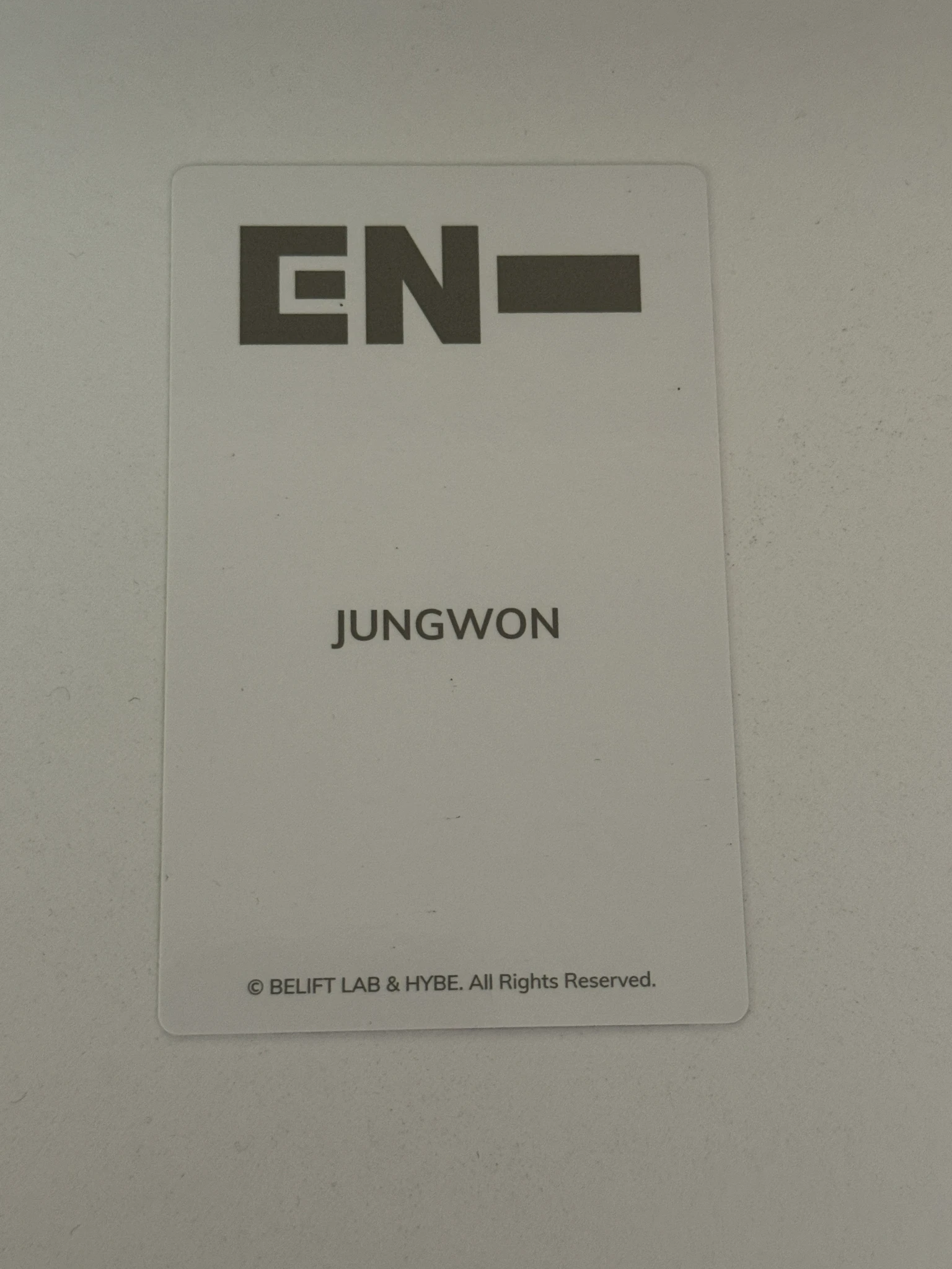 ENHYPEN Jungwon ENHYPEN - Jungwon - Official Light Stick Ver. 2 Other lightstick photocard set listing photo 2
